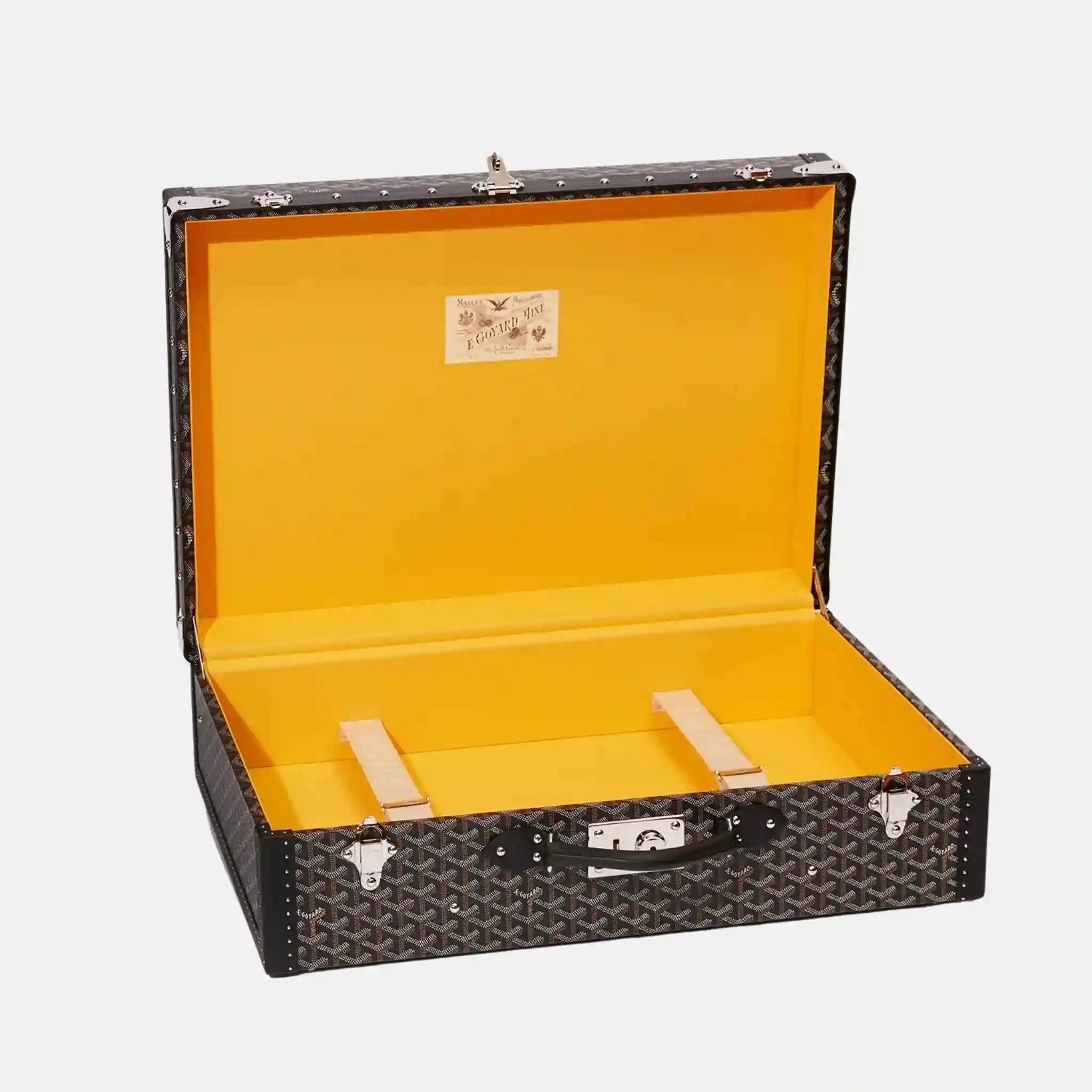 Goyard Grand Hotel 60 Case, Black, Inside