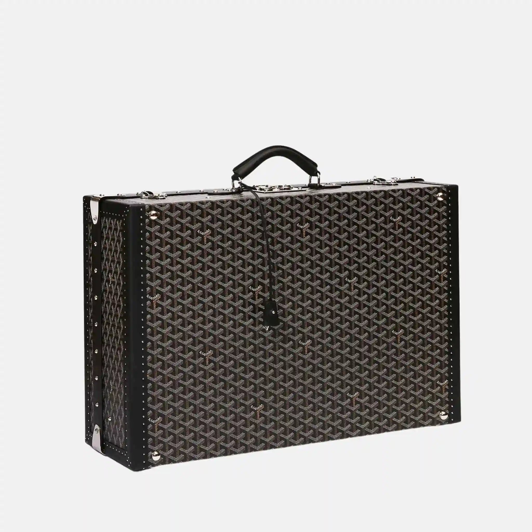 Goyard Grand Hotel 60 Case, Black, Side