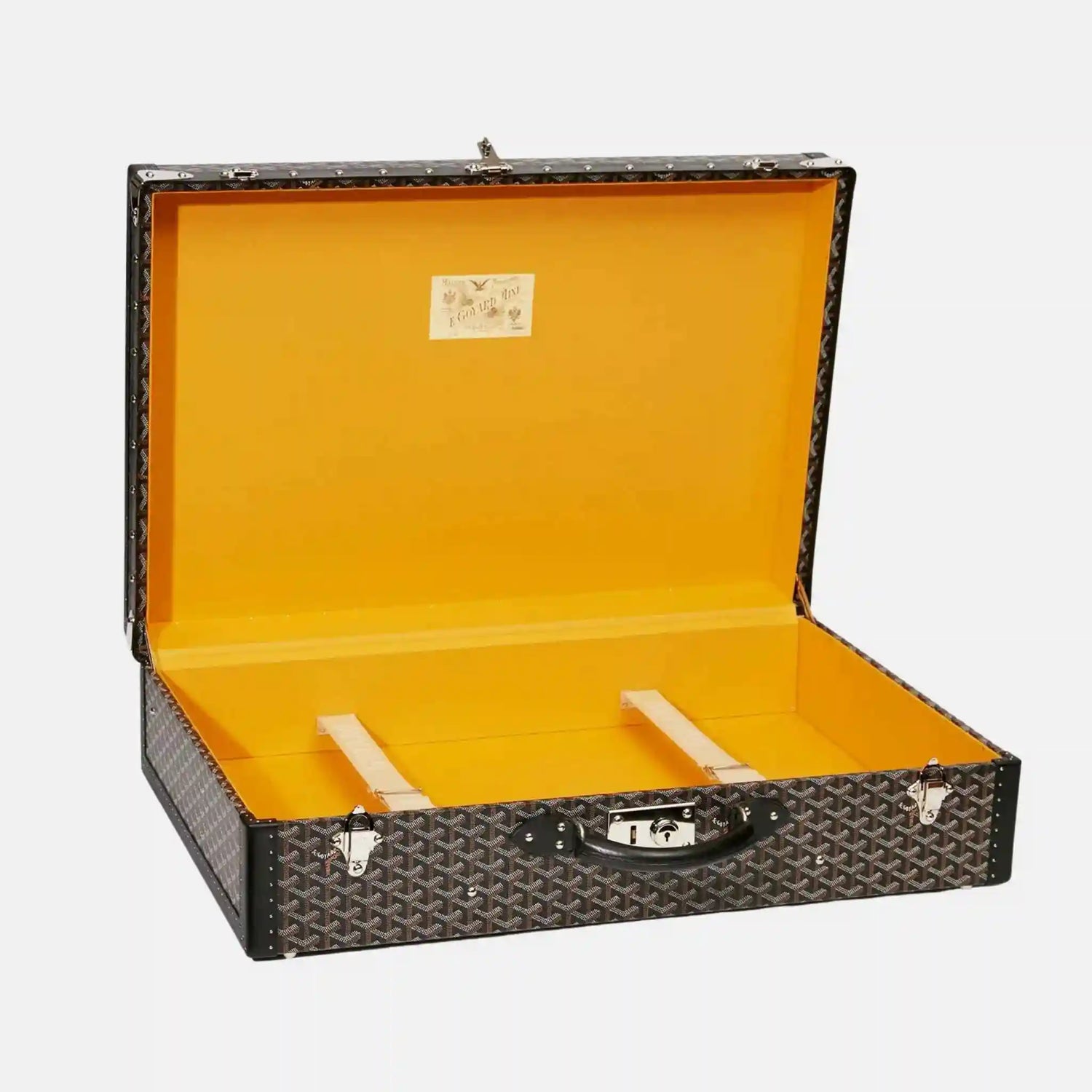 Goyard Grand Hotel 70 Case, Black, Inside