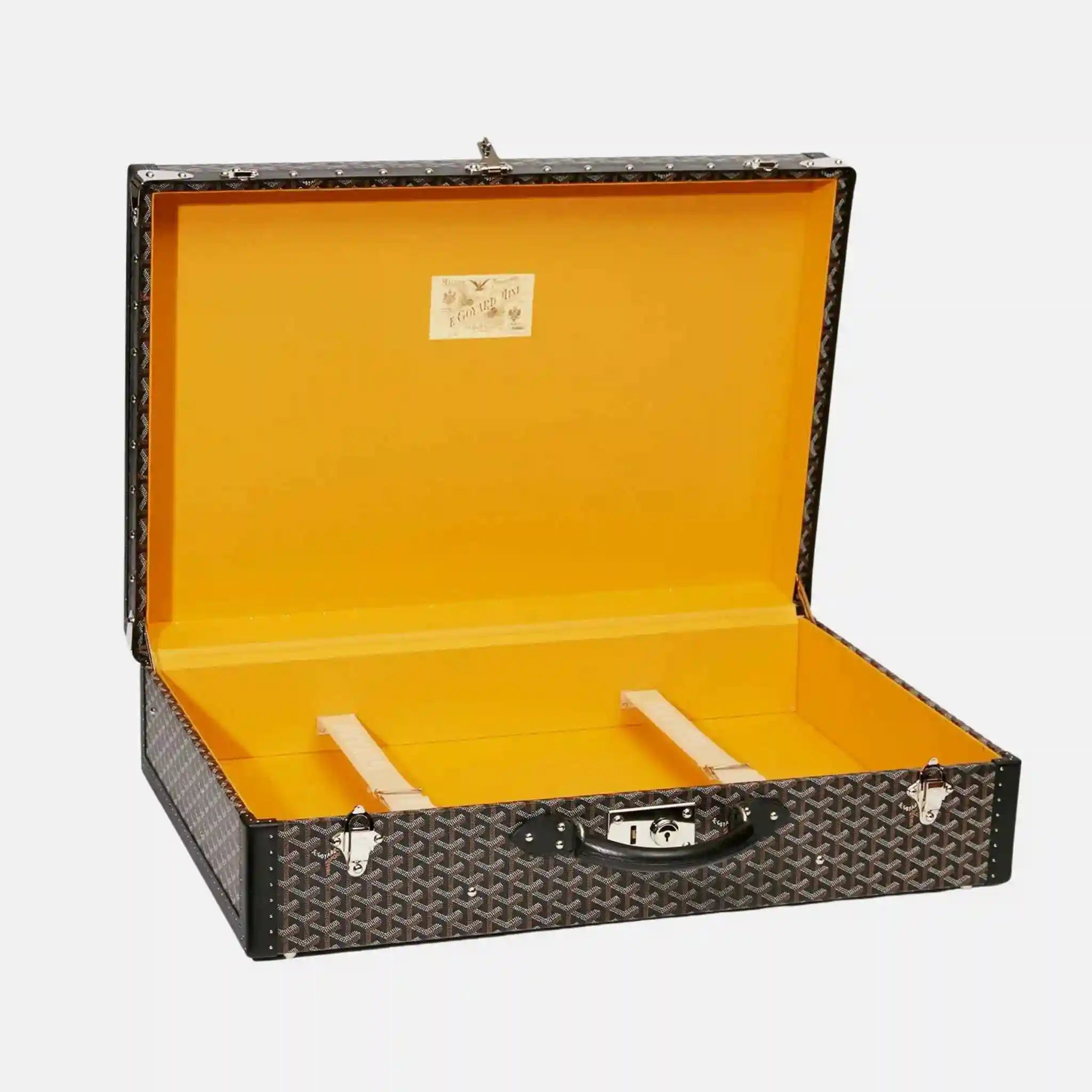 Goyard Grand Hotel 70 Case, Black, Inside