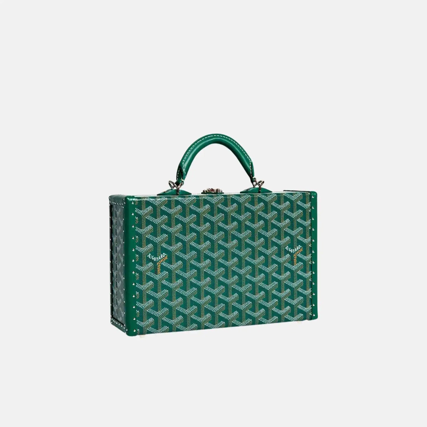 Grand Hotel Trunk Bag, Green, Front