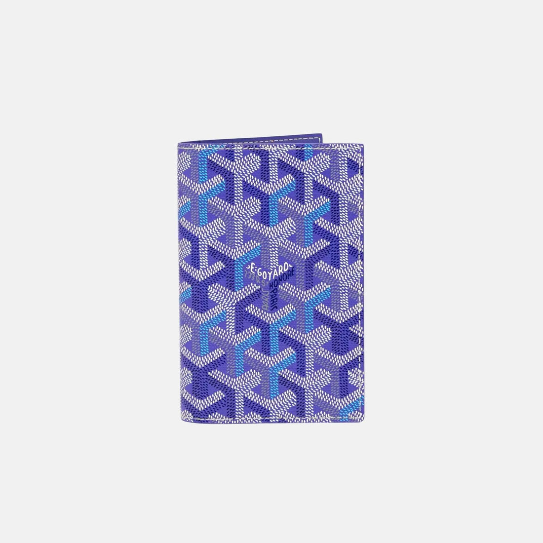 Goyard Grenelle Passport Cover Multicoloured Limited Edition, Blueberry Purple