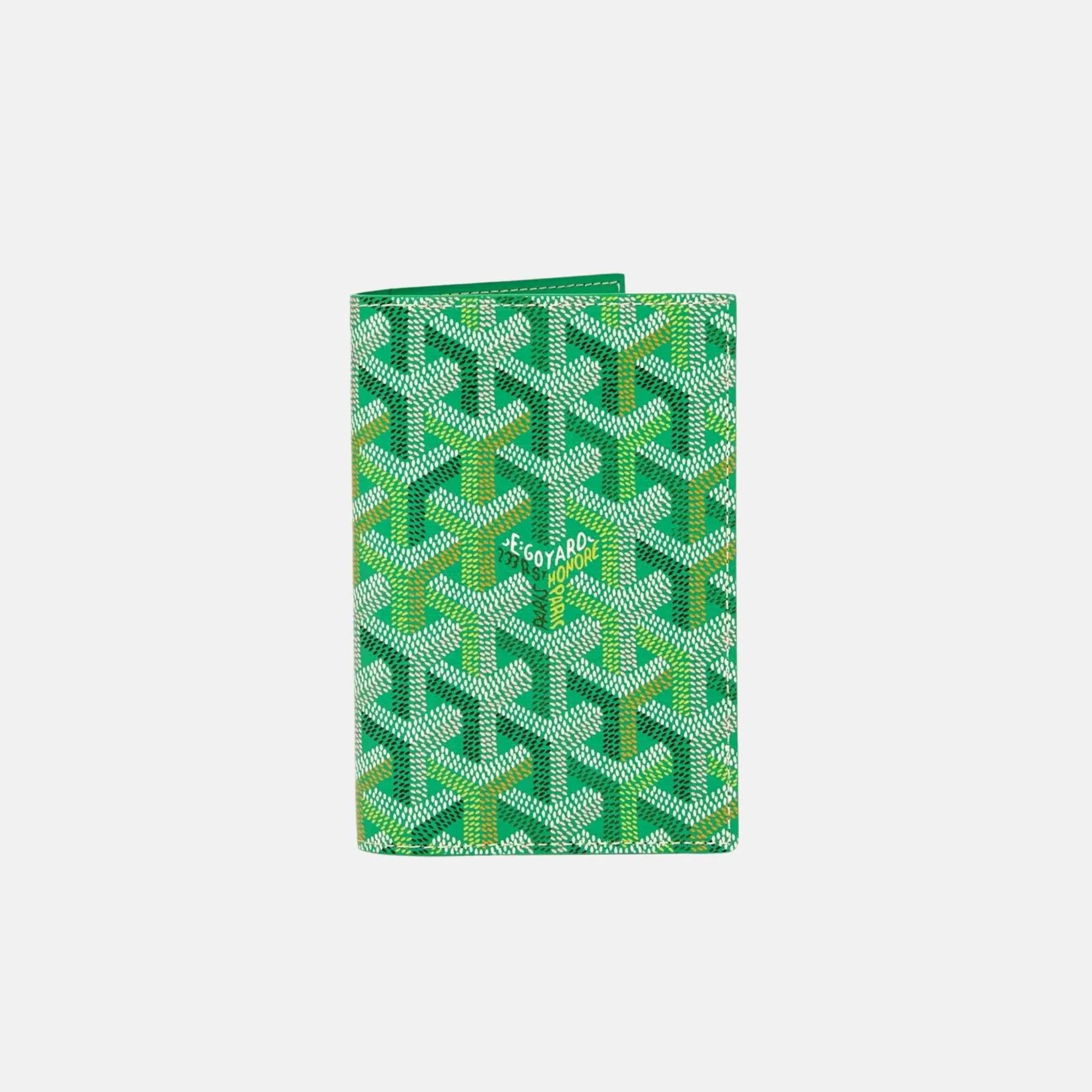 Goyard Grenelle Passport Cover Multicoloured Limited Edition, Meadow Green