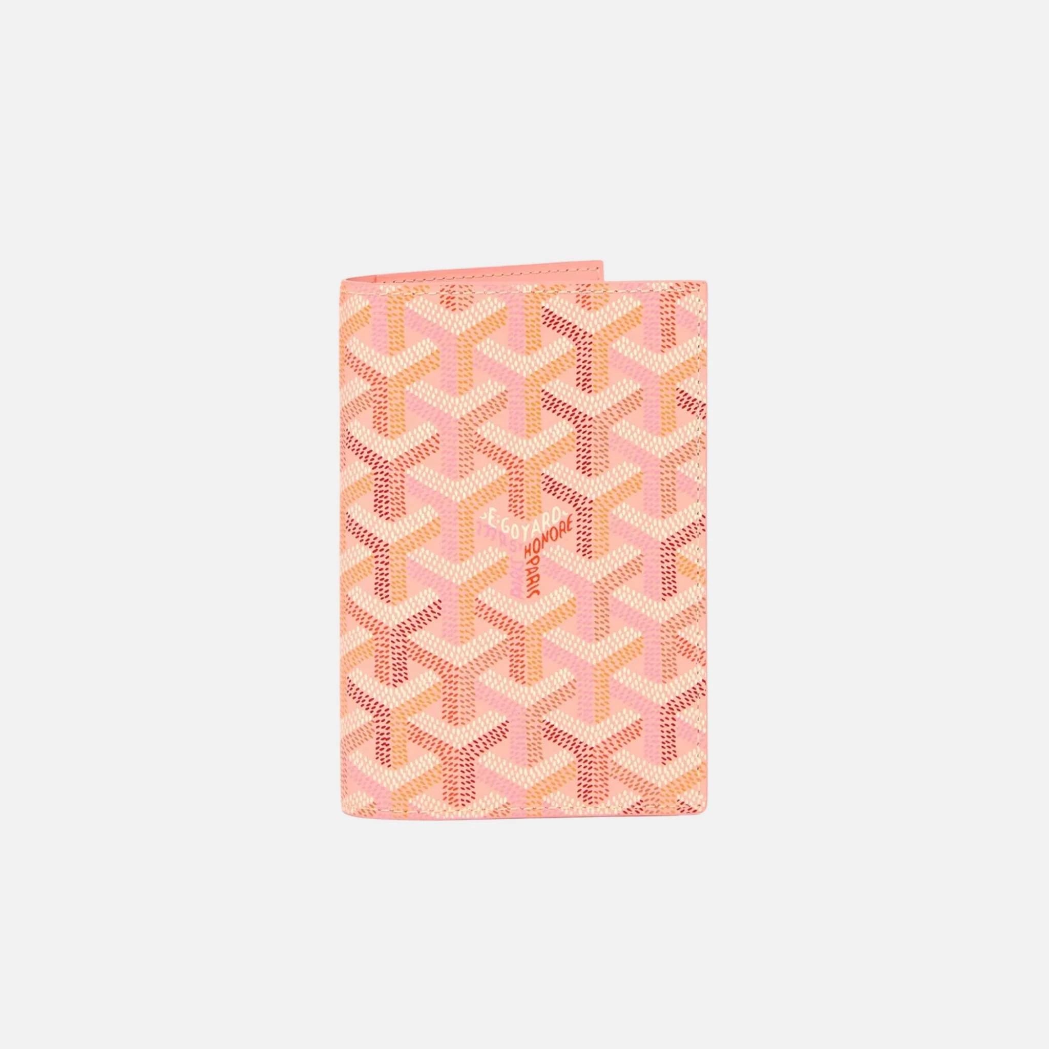 Goyard Grenelle Passport Cover Multicoloured Limited Edition, Powder Pink