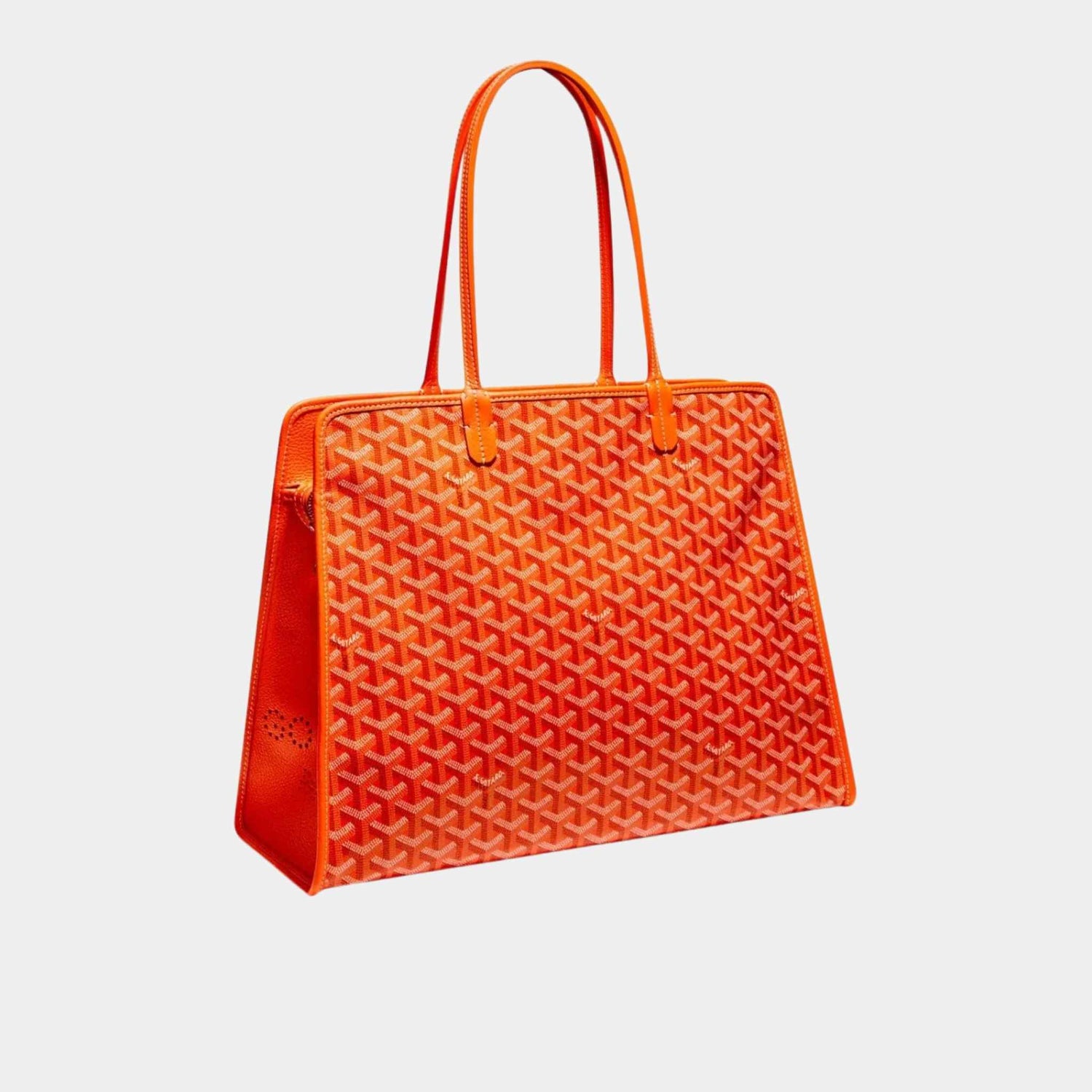 Goyard Hardy PM Bag, Orange, Front View