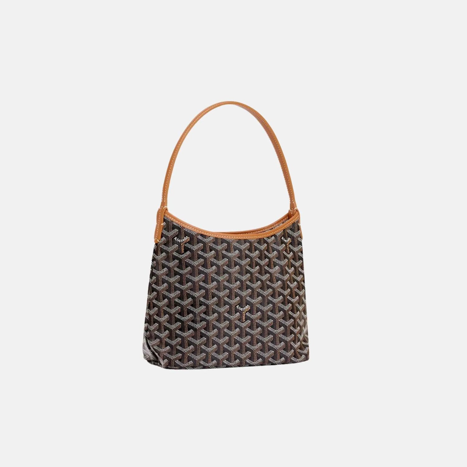Goyard Hobo Boheme Mini Bag, Black and Tan
