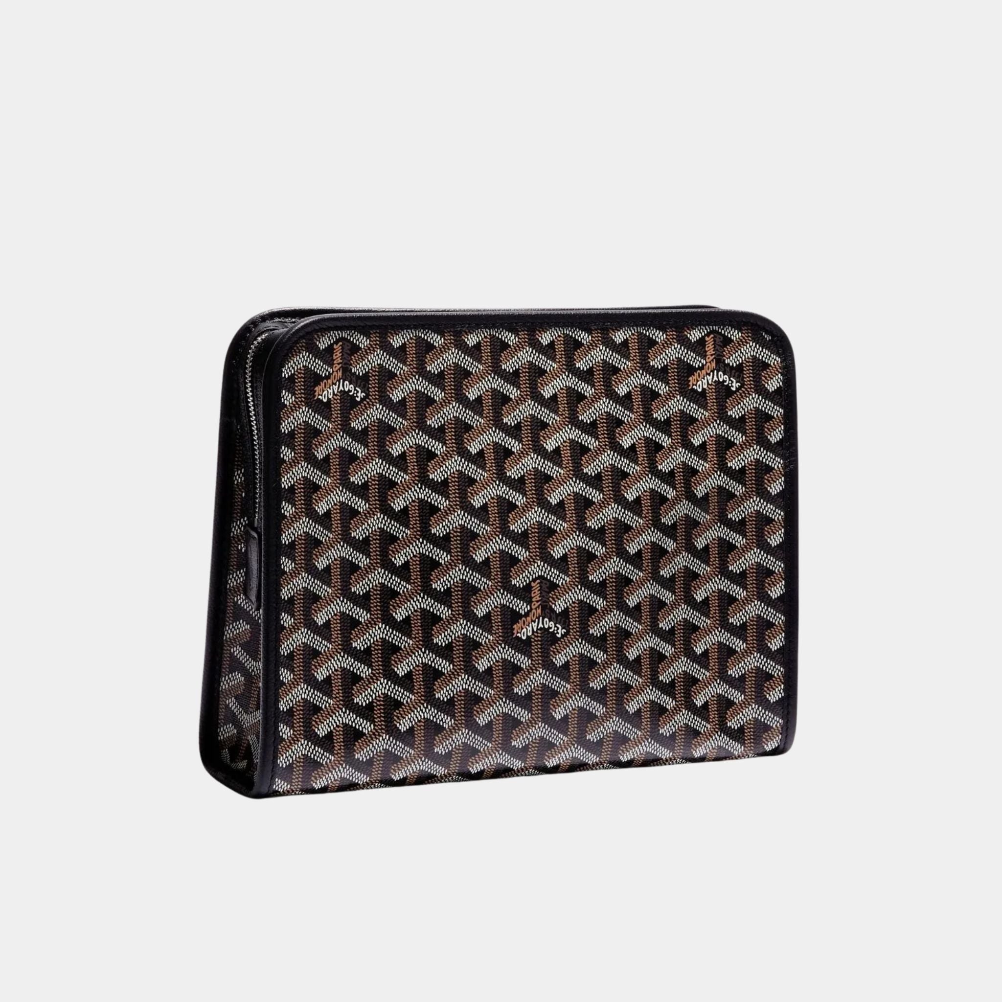 Goyard Jouvence MM Toiletry Bag, Black, Back View