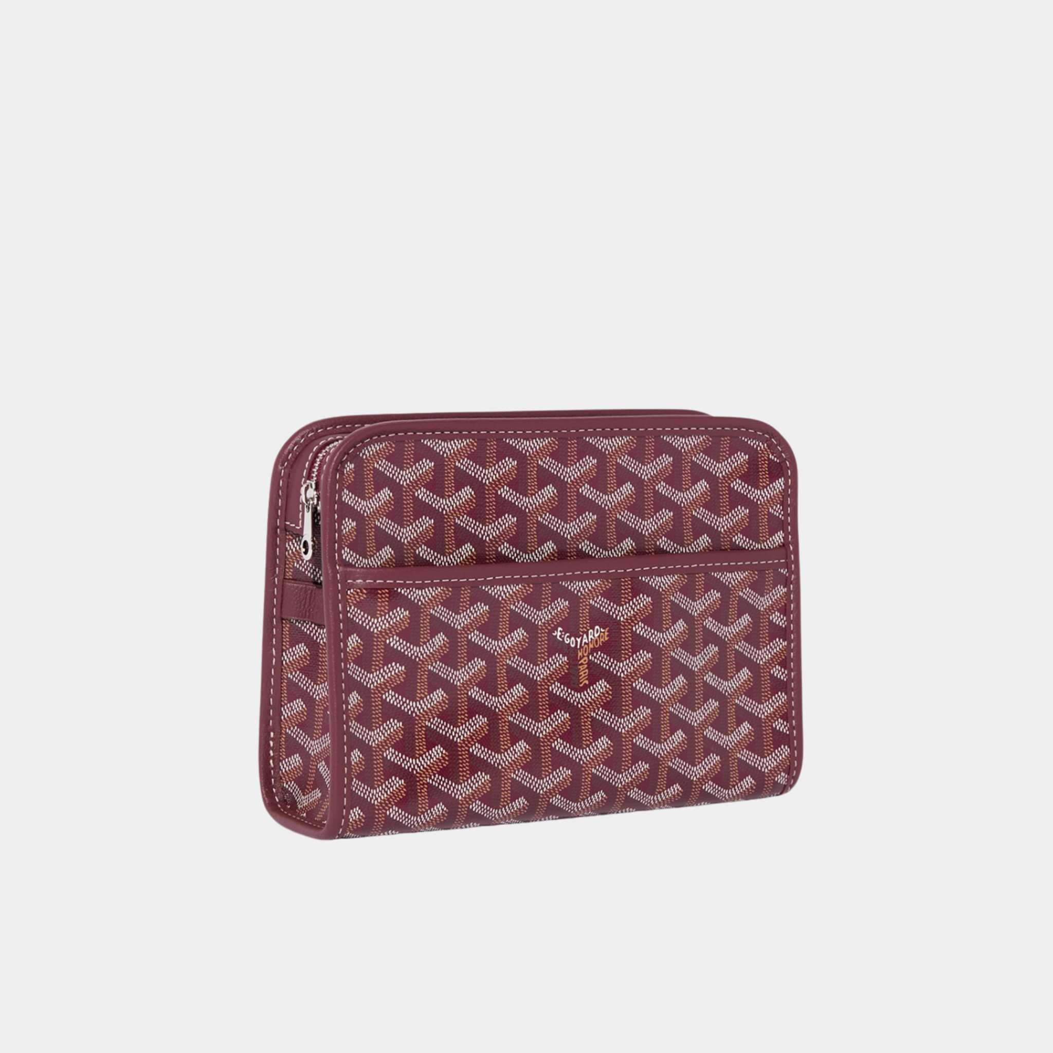 Goyard Jouvence PM Toiletry Bag Bordeaux, Front