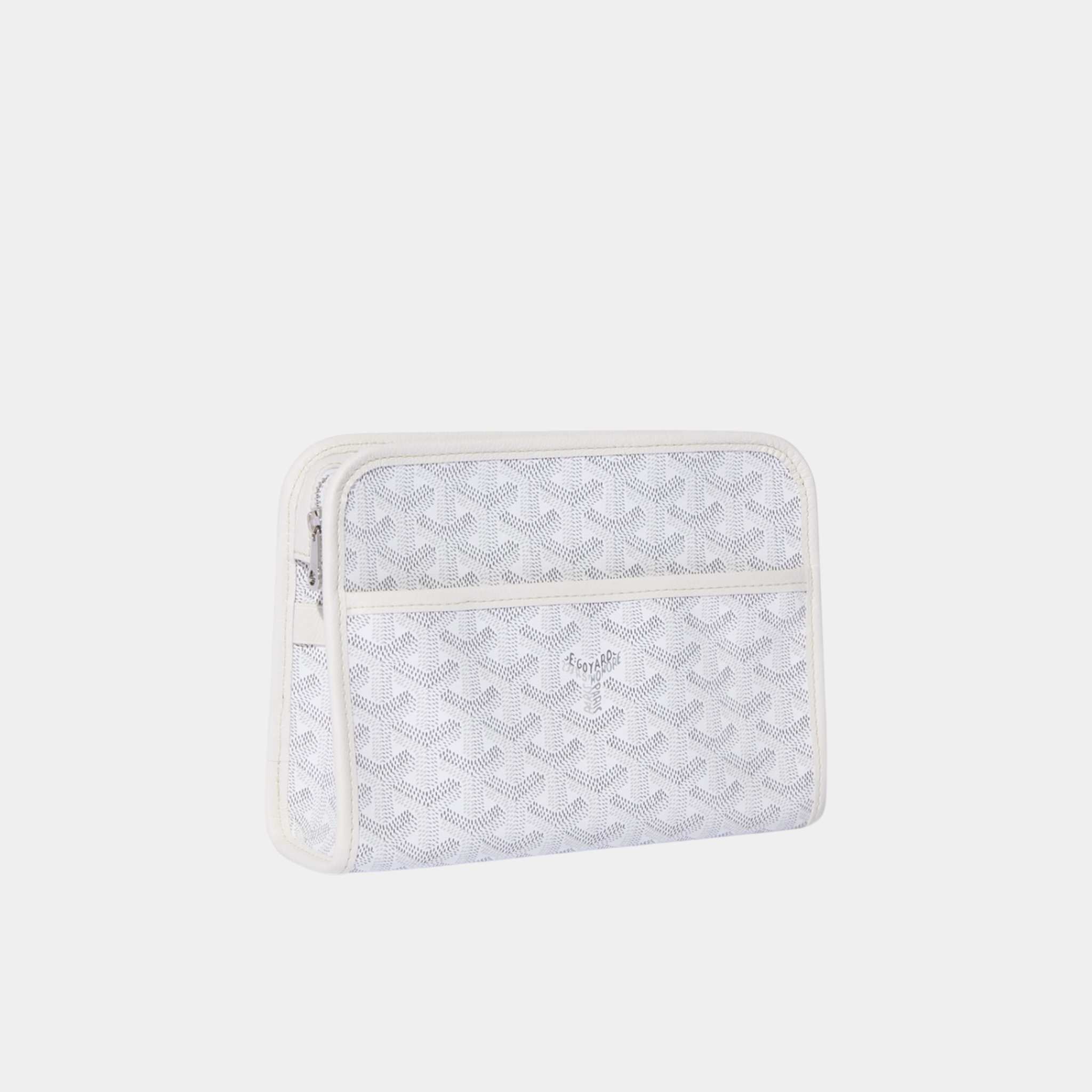 Goyard Jouvence PM Toiletry Bag White, Front