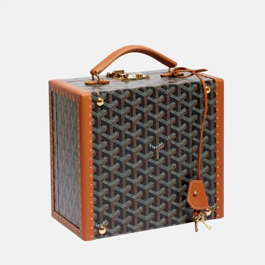 alt
حافظة ساعات Goyard Joux لـ 6 ساعات، أسود وتان، علوي