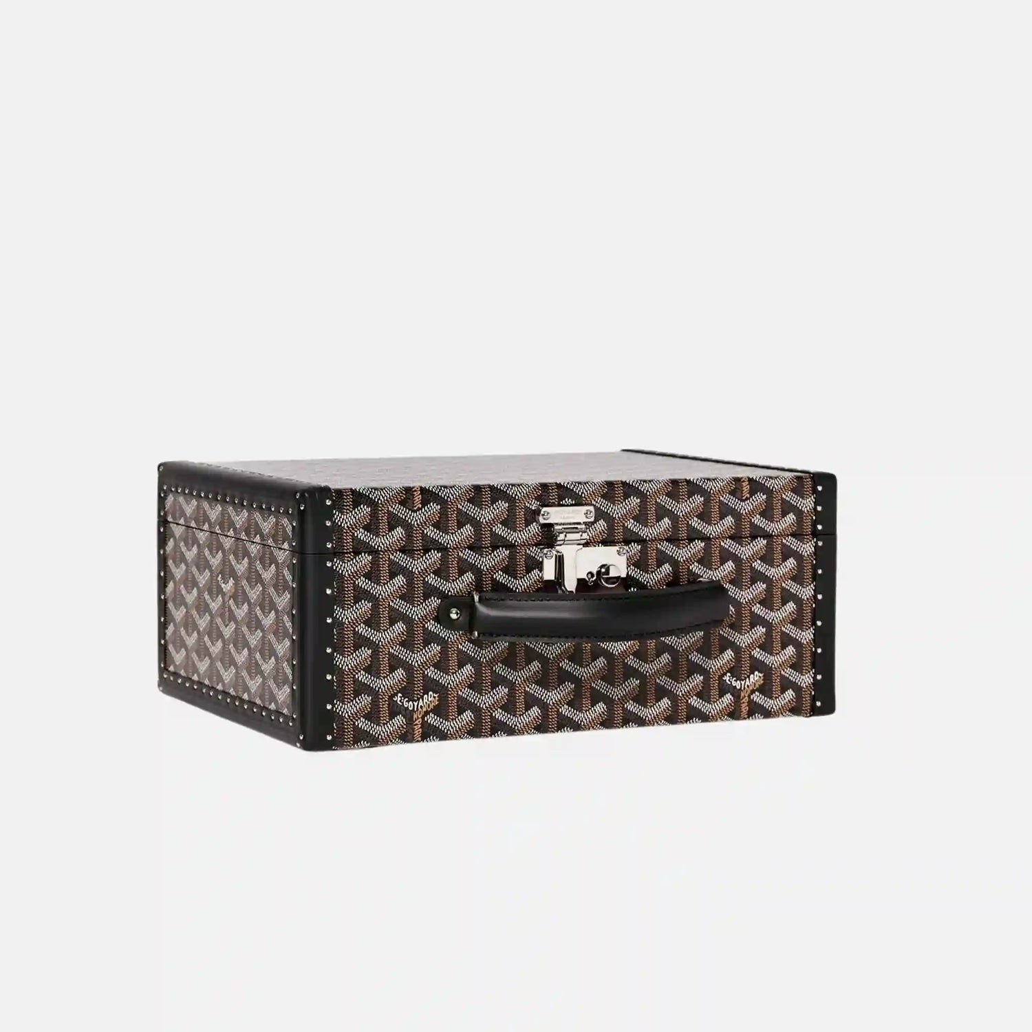 Goyard Joux 8 Watch Case, Black, Front