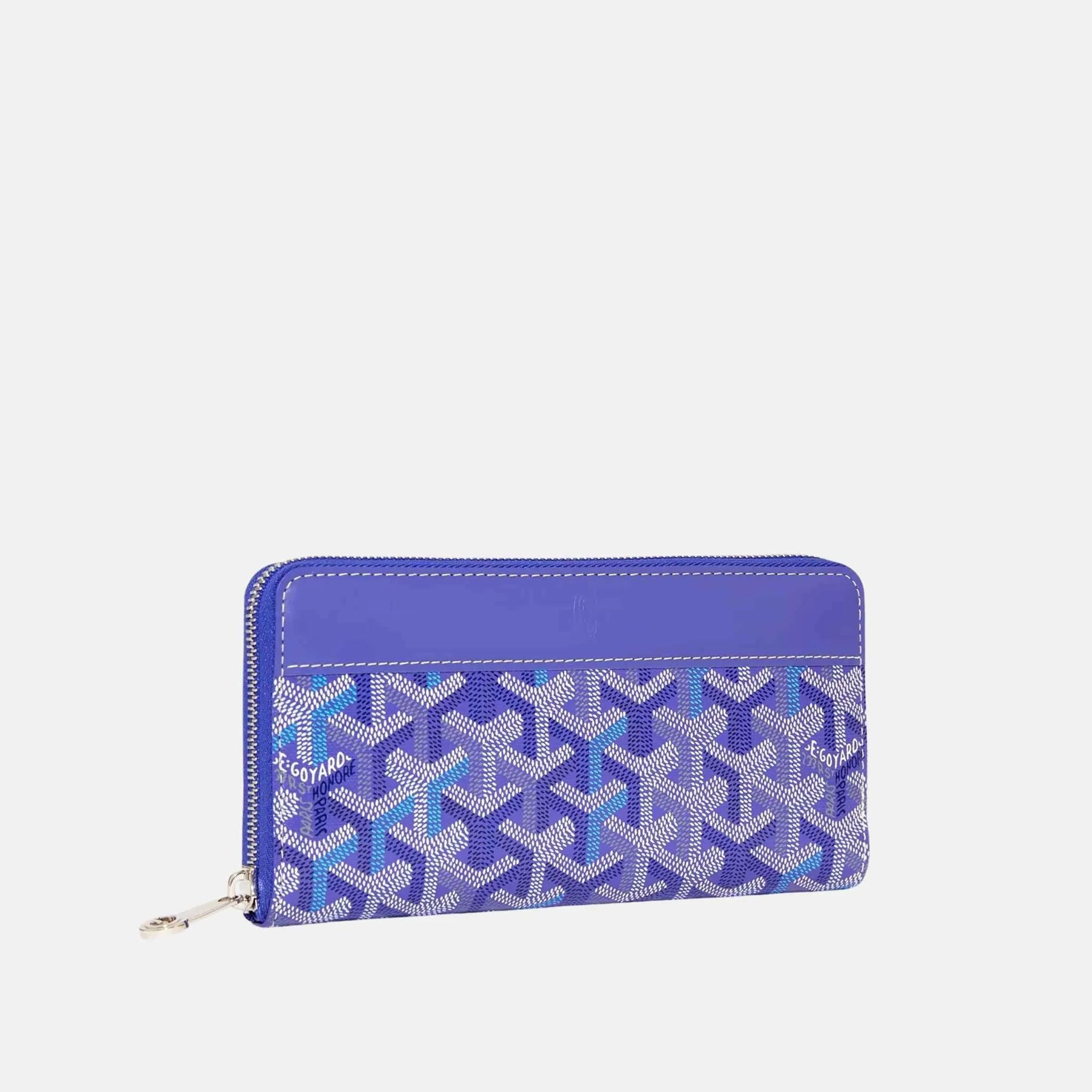 Goyard Matignon GM Wallet Multicoloured Limited Edition, Blueberry Purple