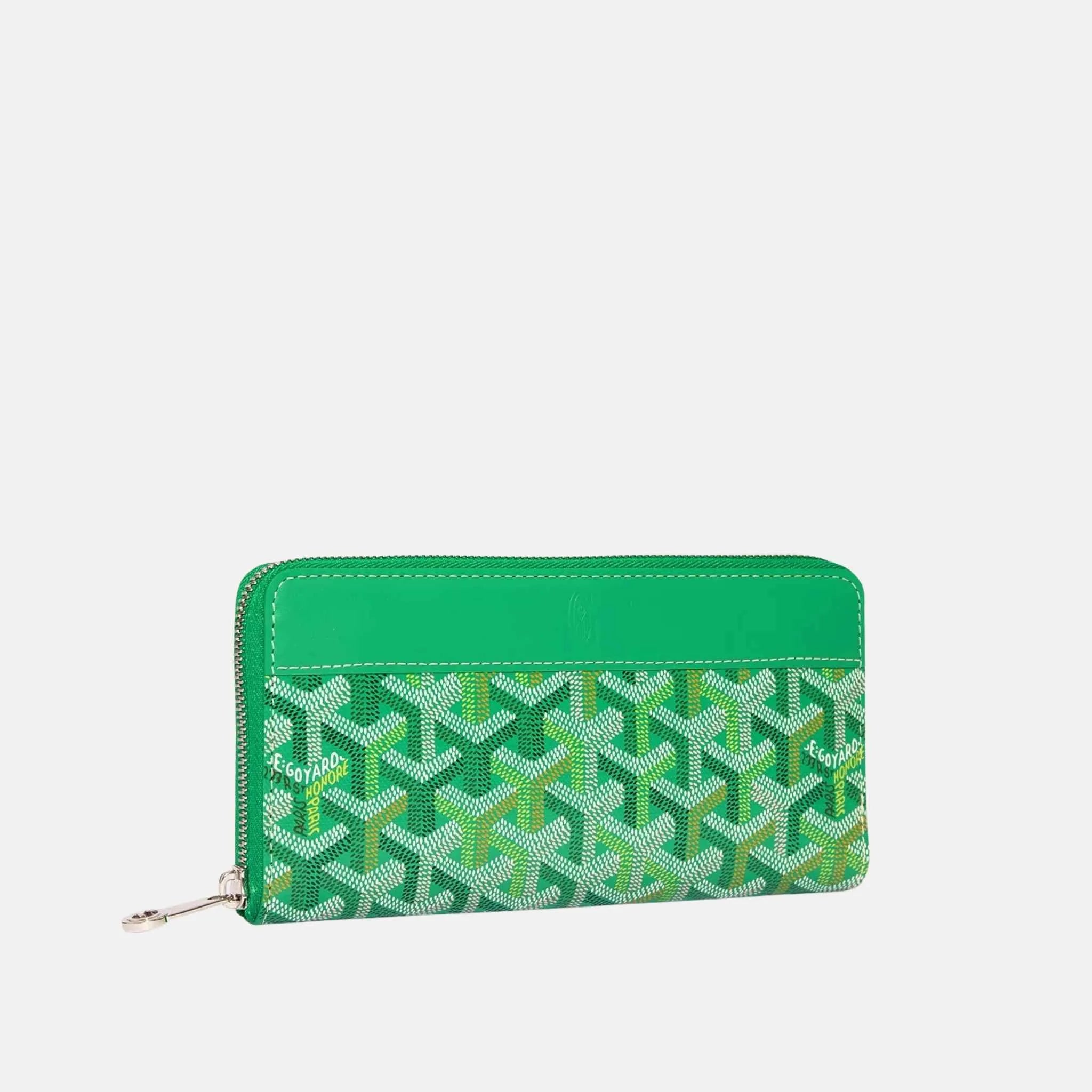 Goyard Matignon GM Wallet Multicoloured Limited Edition, Meadow Green