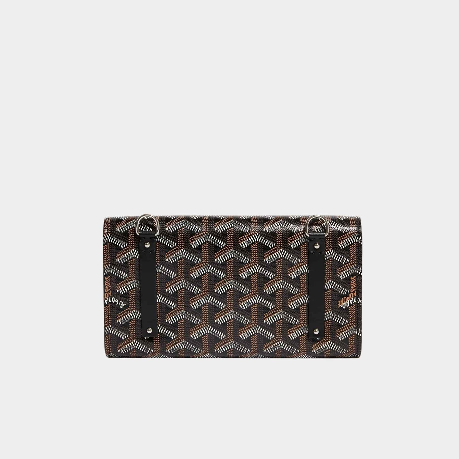 Goyard Monte-Carlo Mini Case, Black, Back View