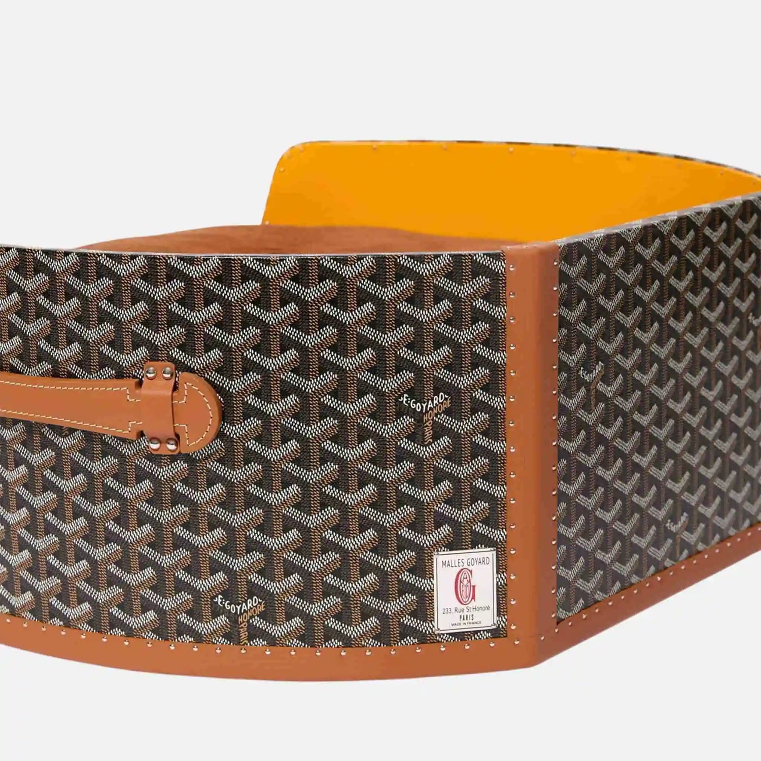 Goyard Paniere Luxury Pet Trunk, Back