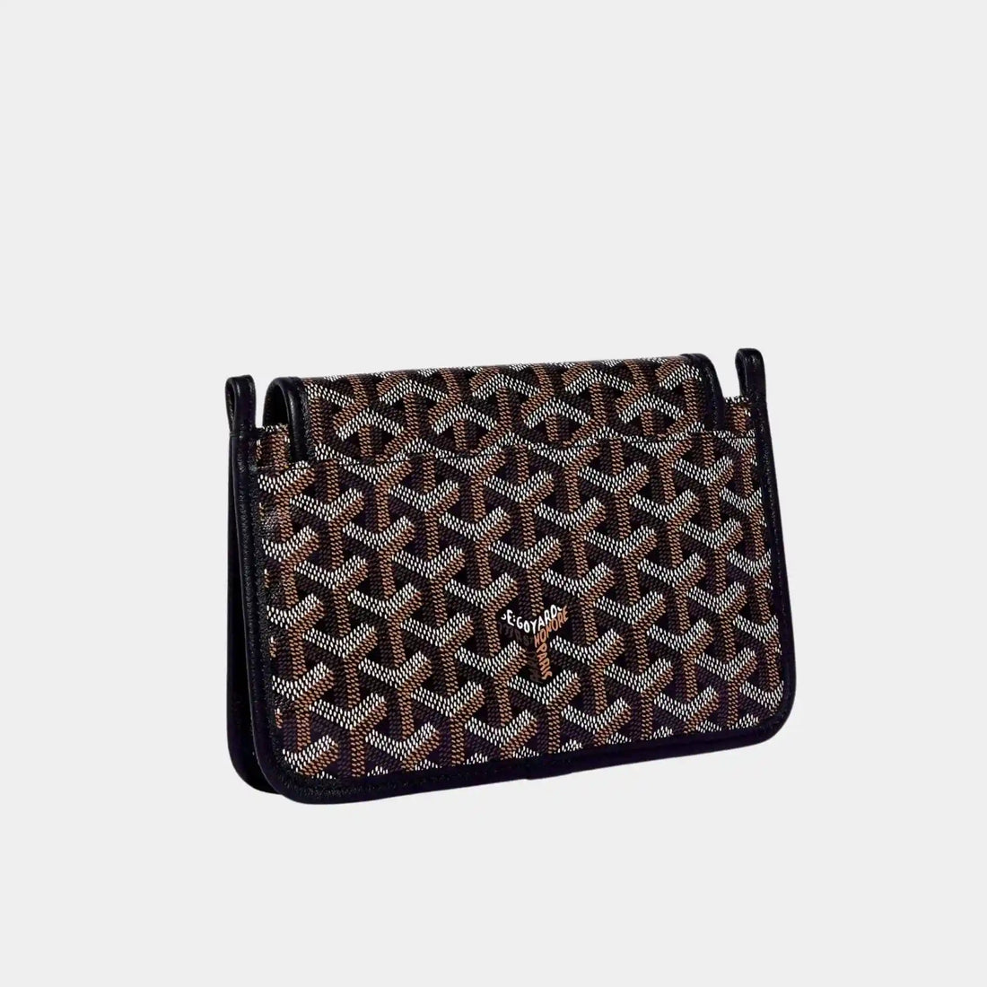 محفظة الجيب Goyard Plumet، سوداء، منظر خلفي