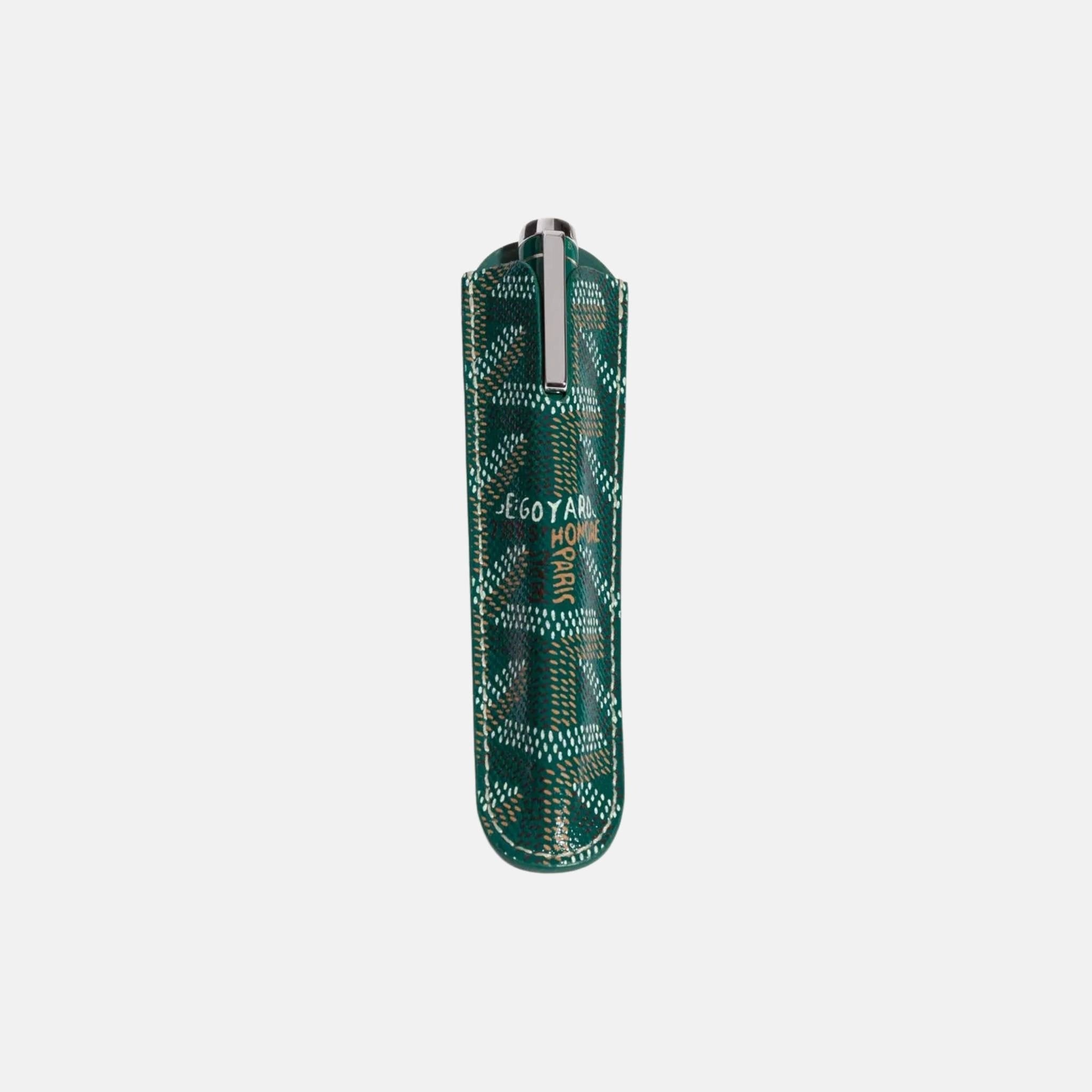 Goyard Rollerball Travel Pen, Green, Cover