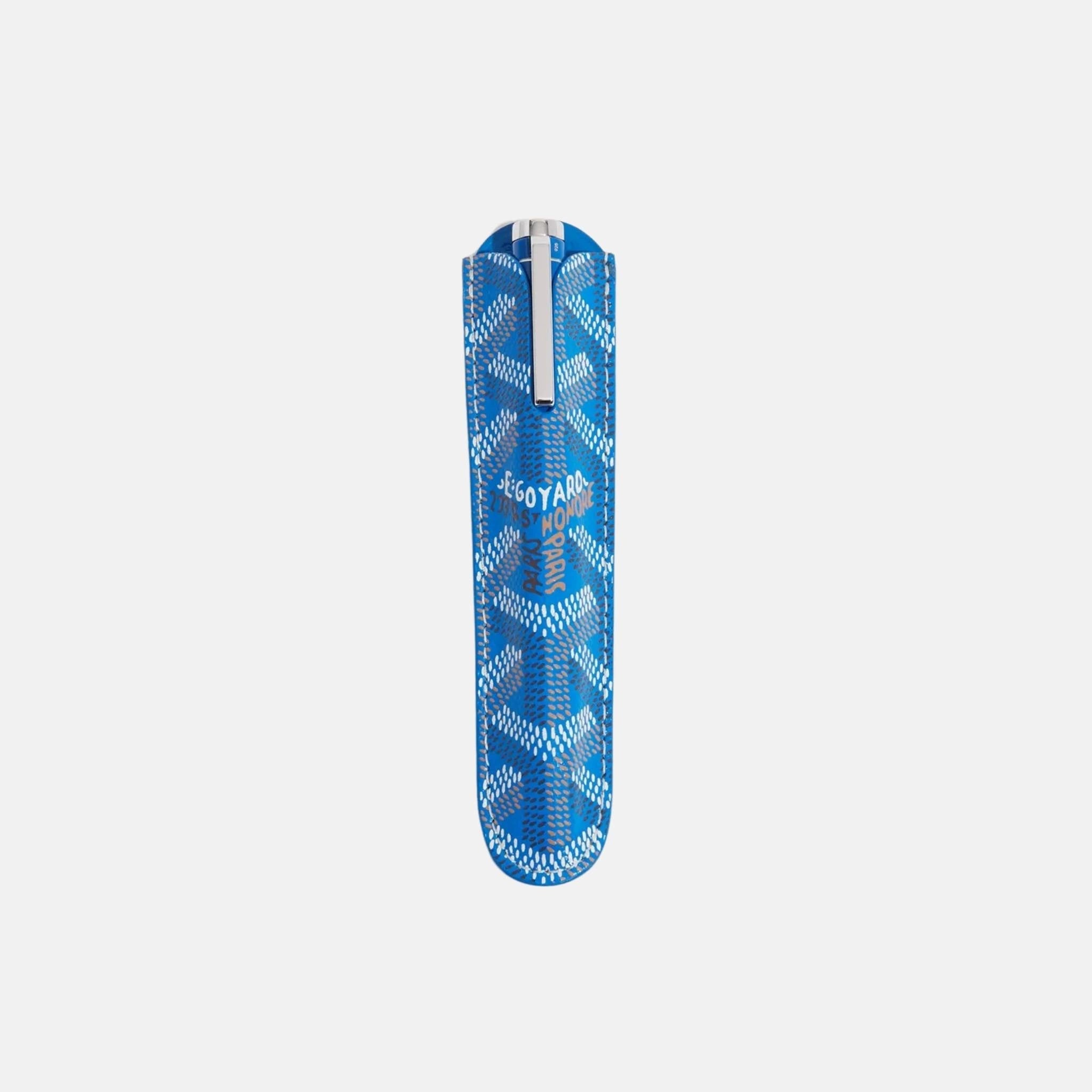 Goyard Rollerball Travel Pen, Sky Blue, Cover