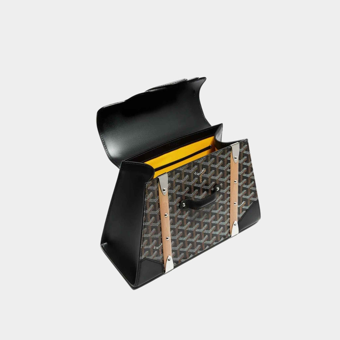 حقيبة Goyard Saïgon PM، سوداء، منظر داخلي