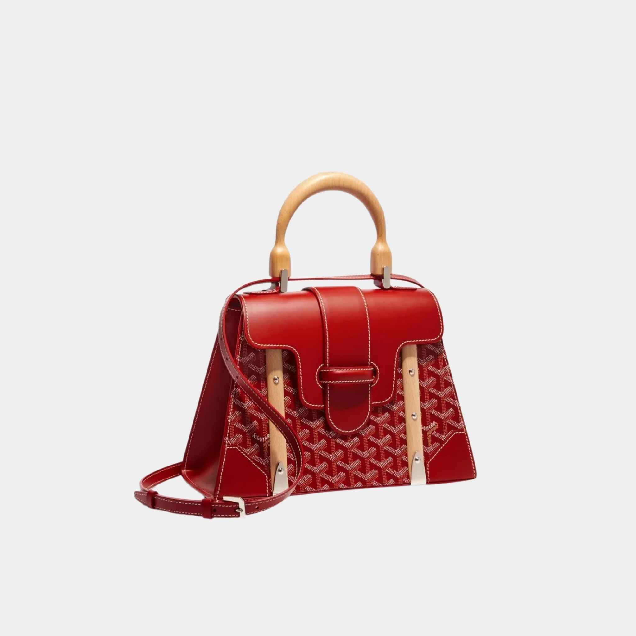 Goyard Saïgon PM Bag, Red, Front View