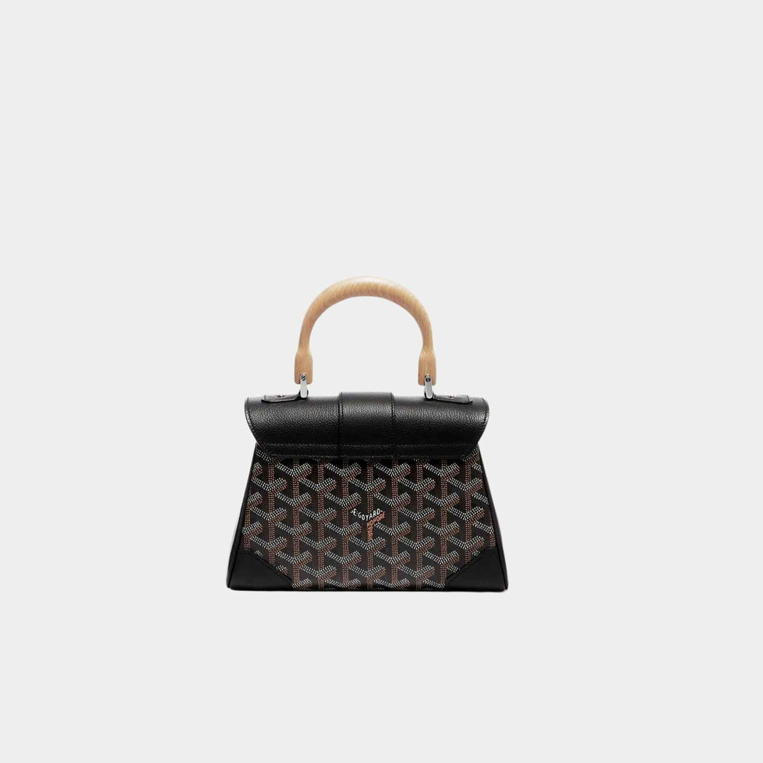 حقيبة Goyard Saïgon Souple Mini، سوداء، من الخلف