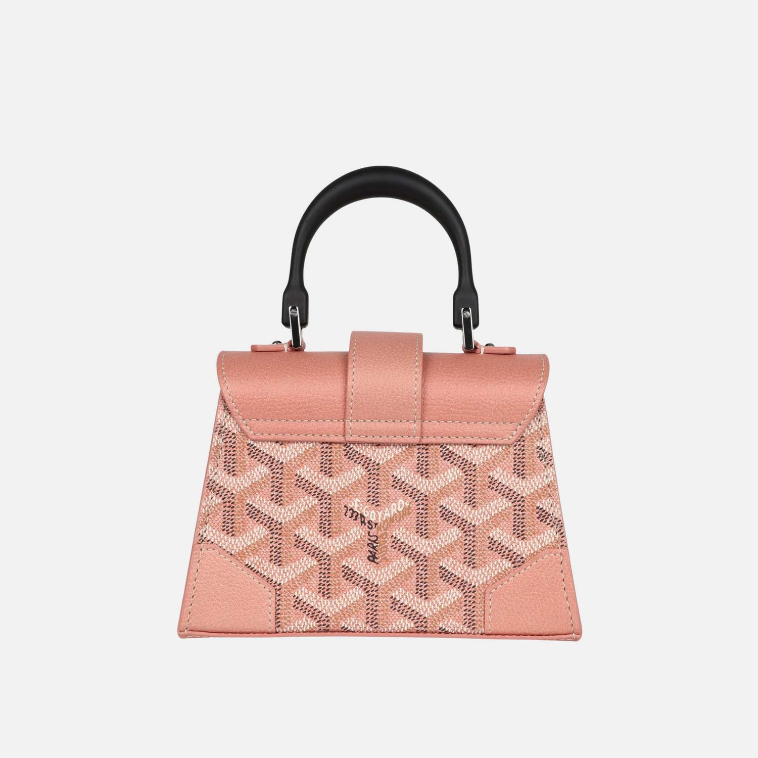 Goyard Saigon Structure Nano Bag 2024, Back, Pearly Coral