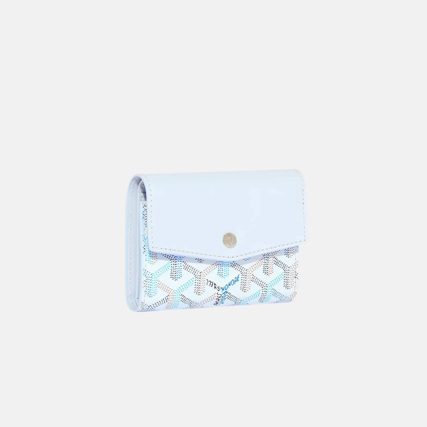 Goyard Saint Gabriel Wallet Limited Edition, Polar Blue, Front
