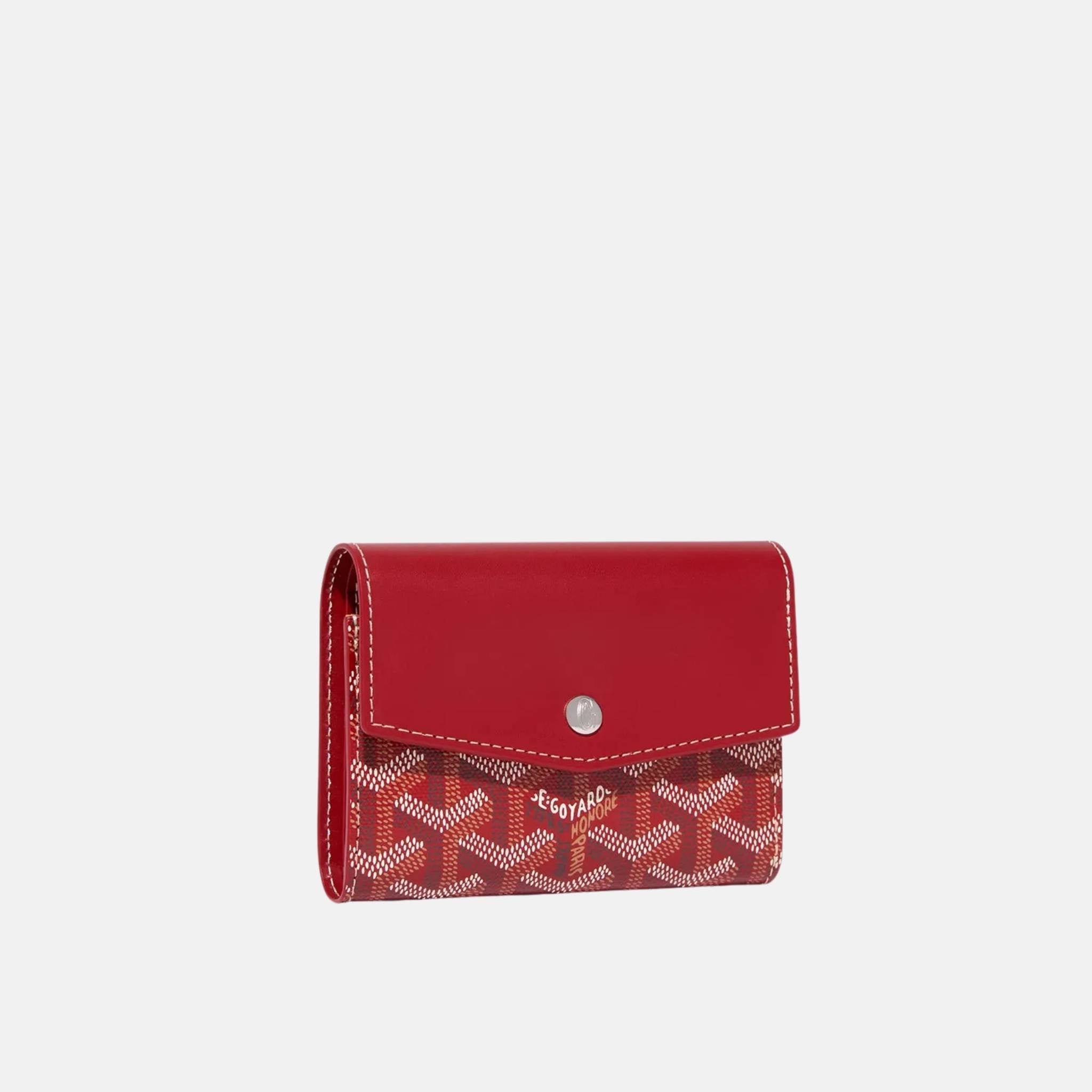 Goyard Saint Gabriel Wallet, Red