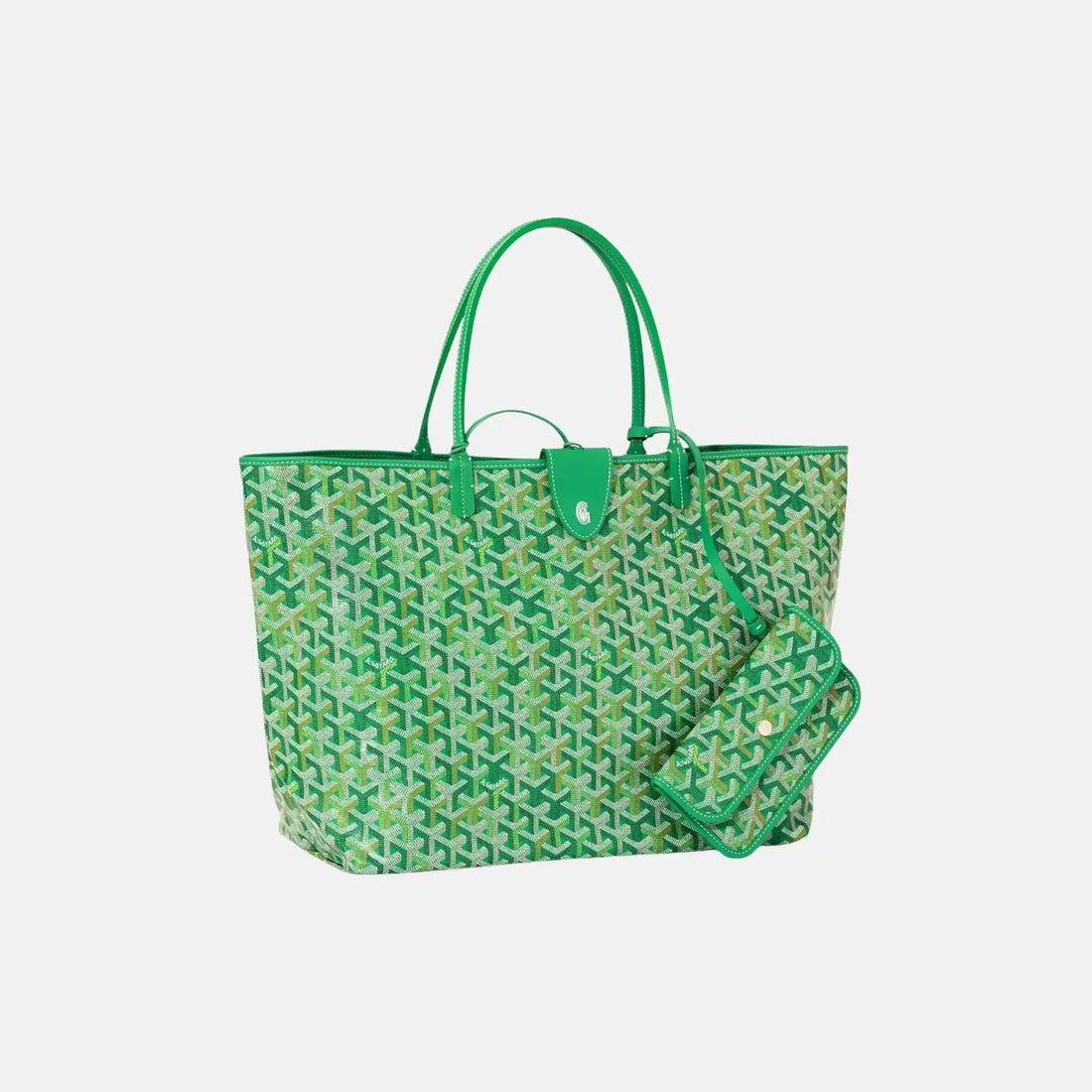 Goyard Saint Louis GM Bag Multicoloured Limited Edition, Meadow Green, Front