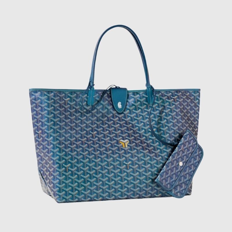 Goyard Saint Louis GM Bag 2024, Pearly Blue, Side View