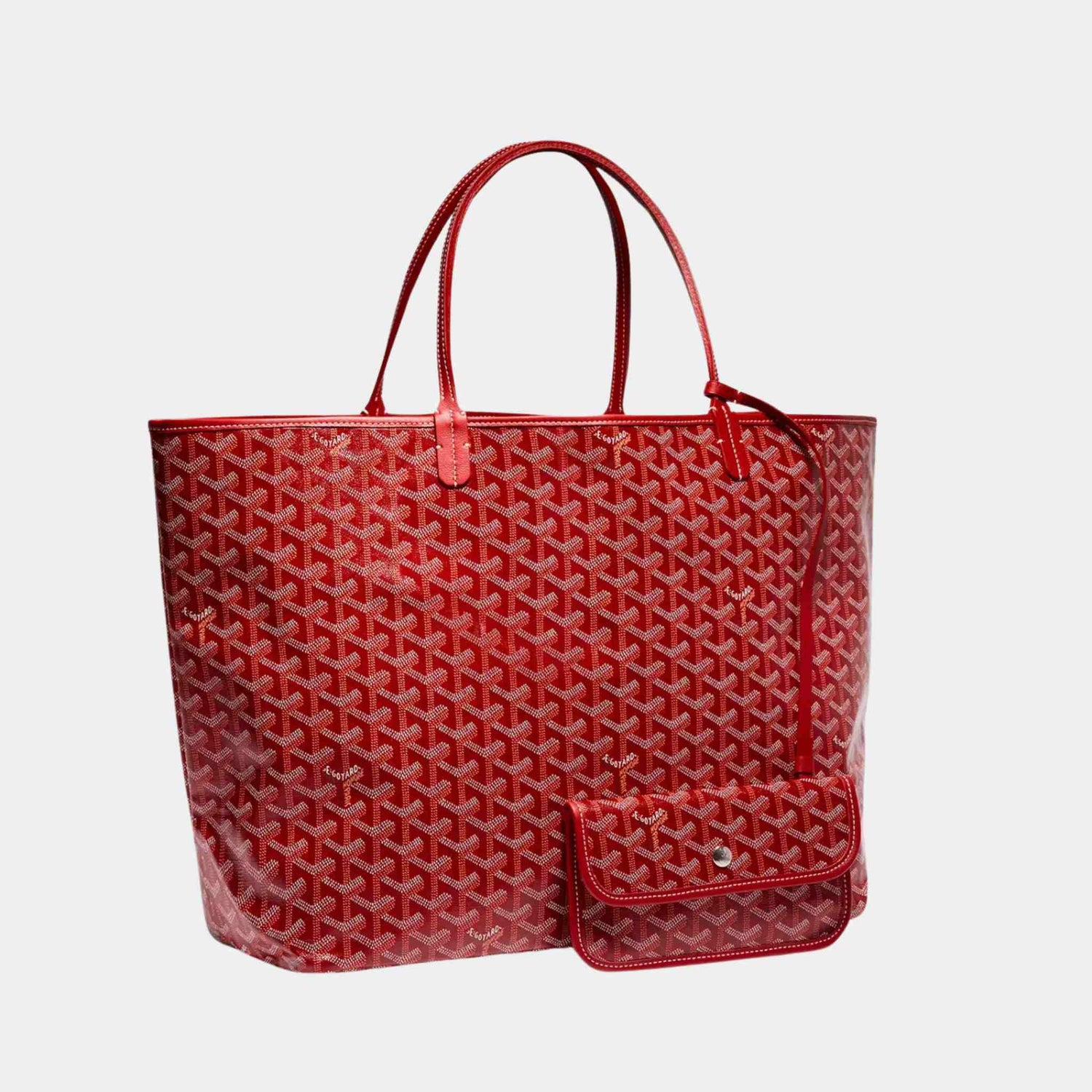 Goyard Saint Louis GM Bag, red, Front