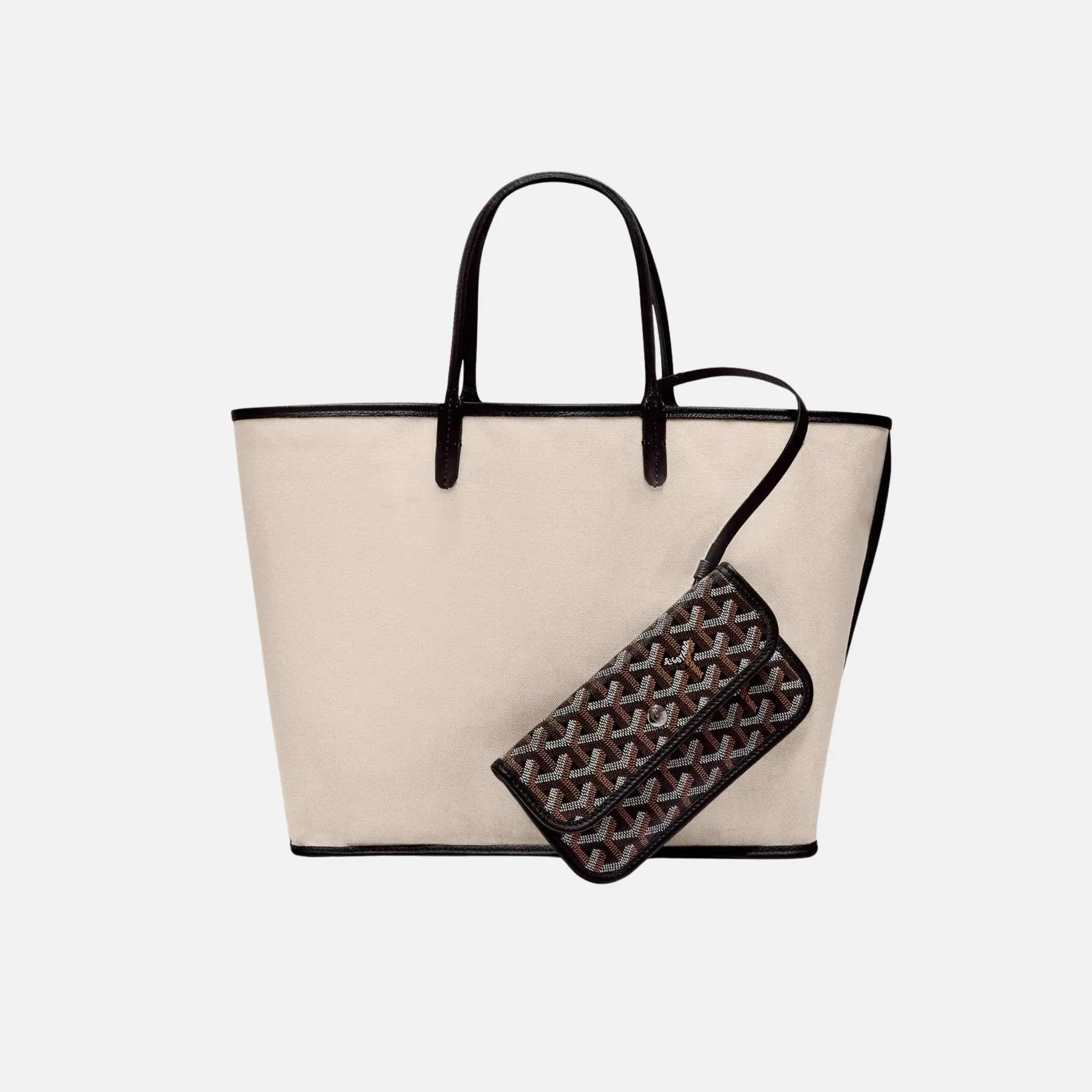 Goyard Saint Louis PM Bag, Black, Inside Out