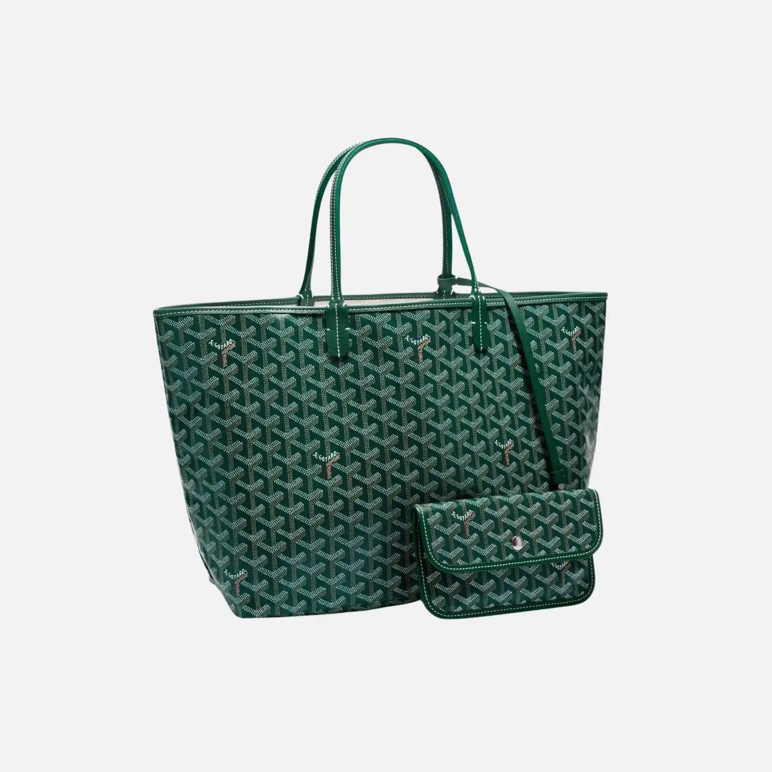 Goyard Saint Louis PM Bag, Green, Front