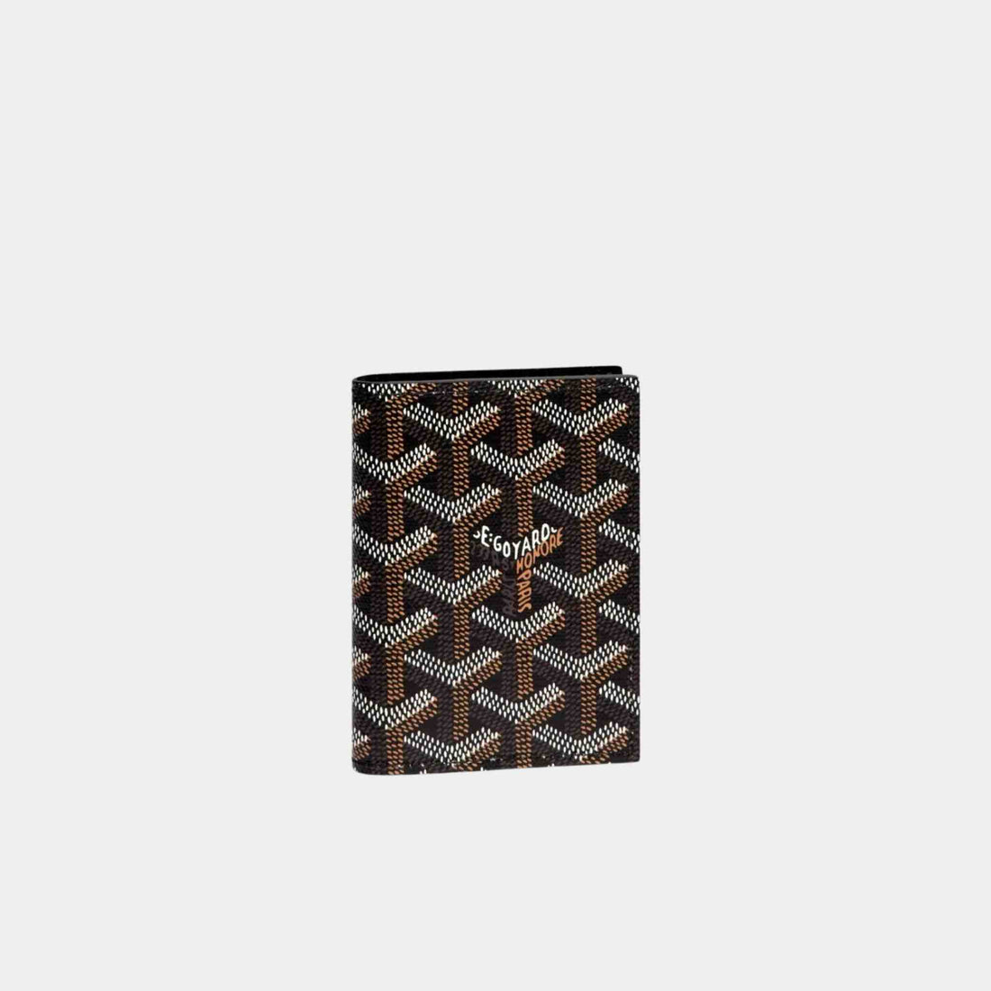 Goyard Saint-Marc Card Wallet, Black, Front