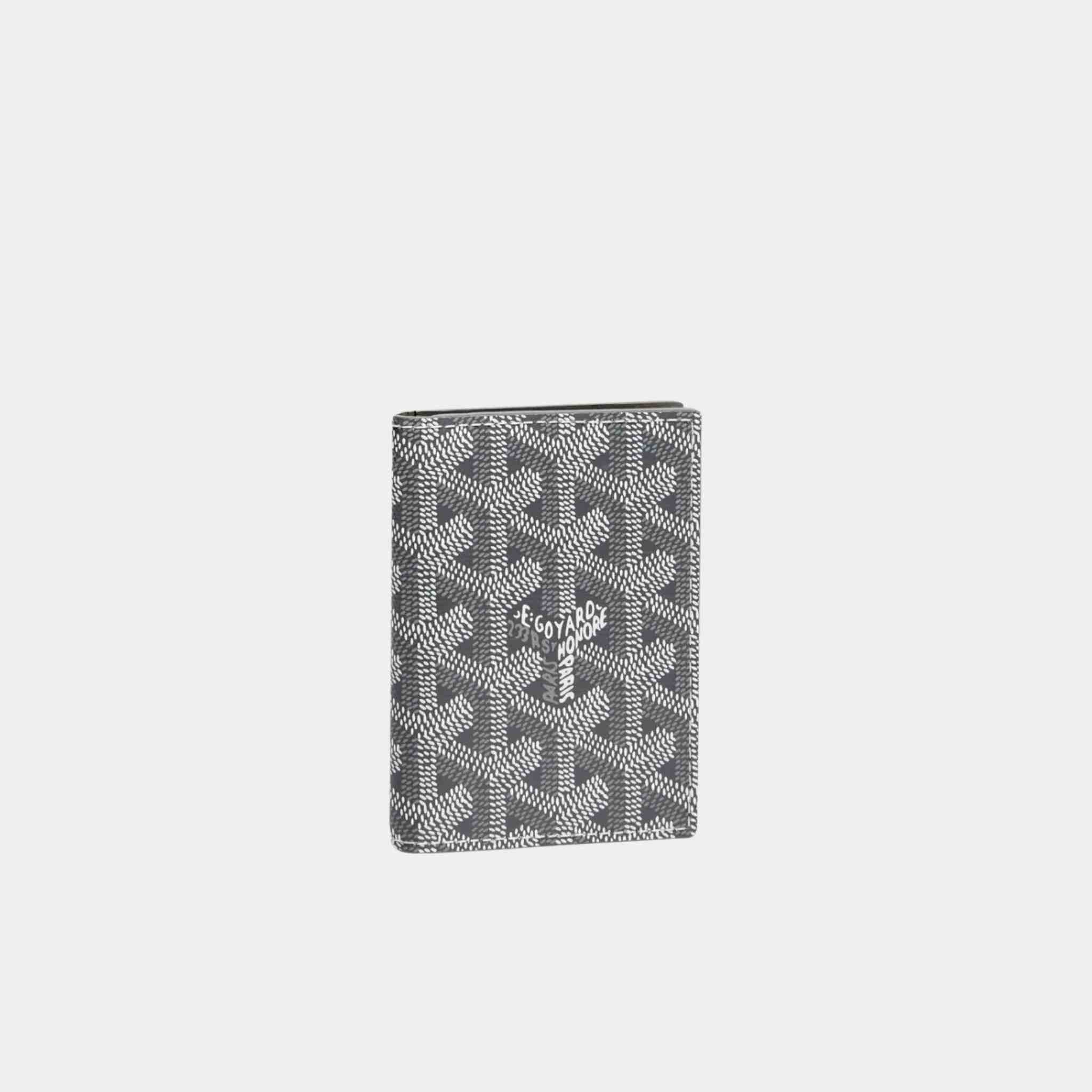 Goyard Saint-Marc Card Wallet, Grey, Front