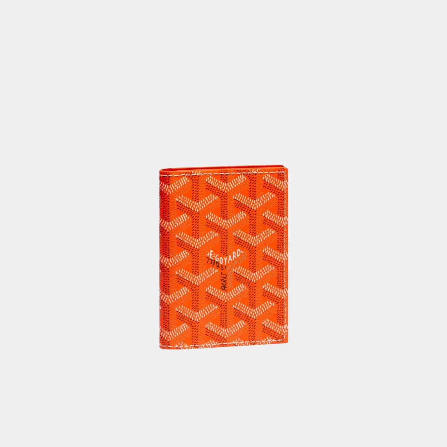 Goyard Saint-Marc Card Wallet, Orange, Front