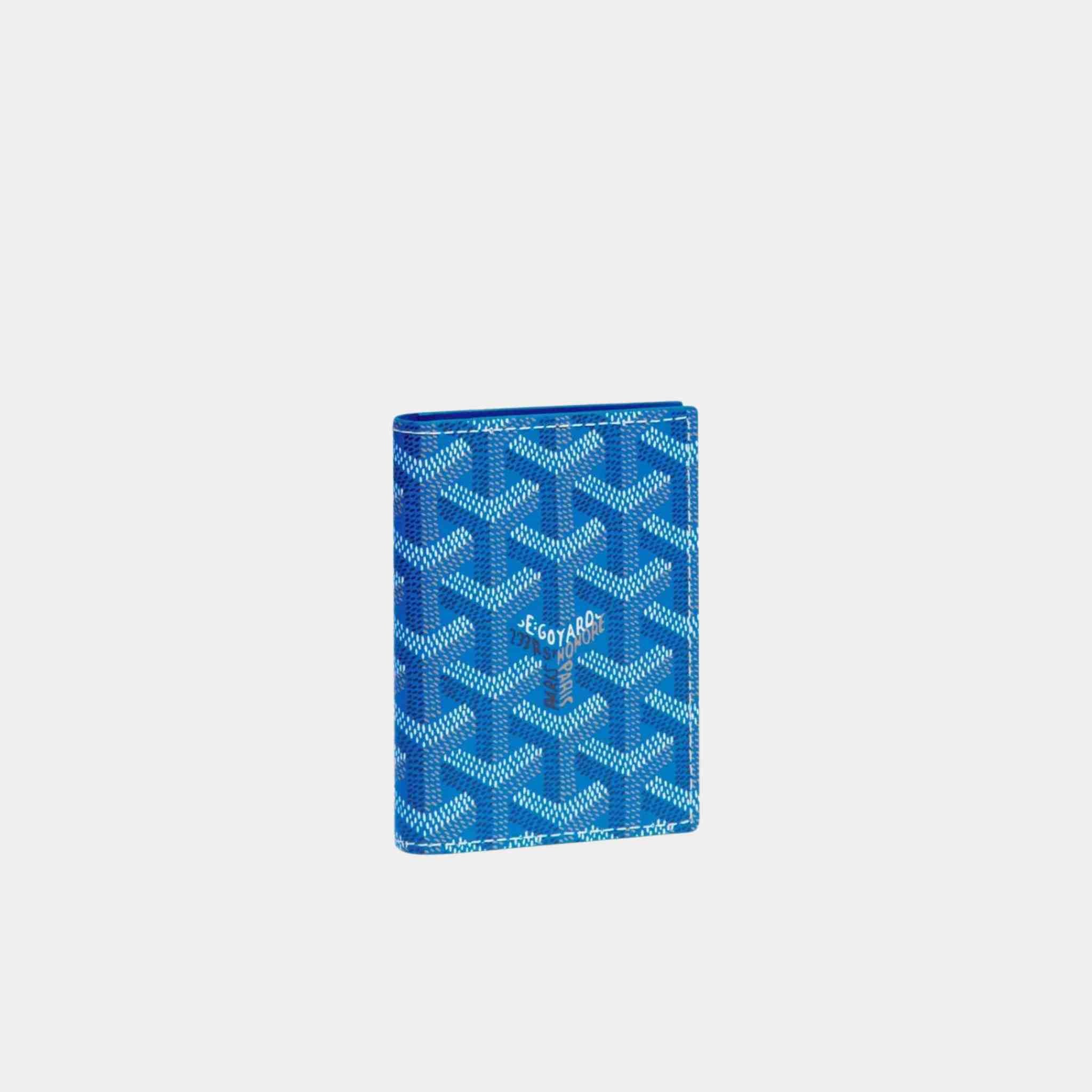 Goyard Saint-Marc Card Wallet, Sky Blue, Front