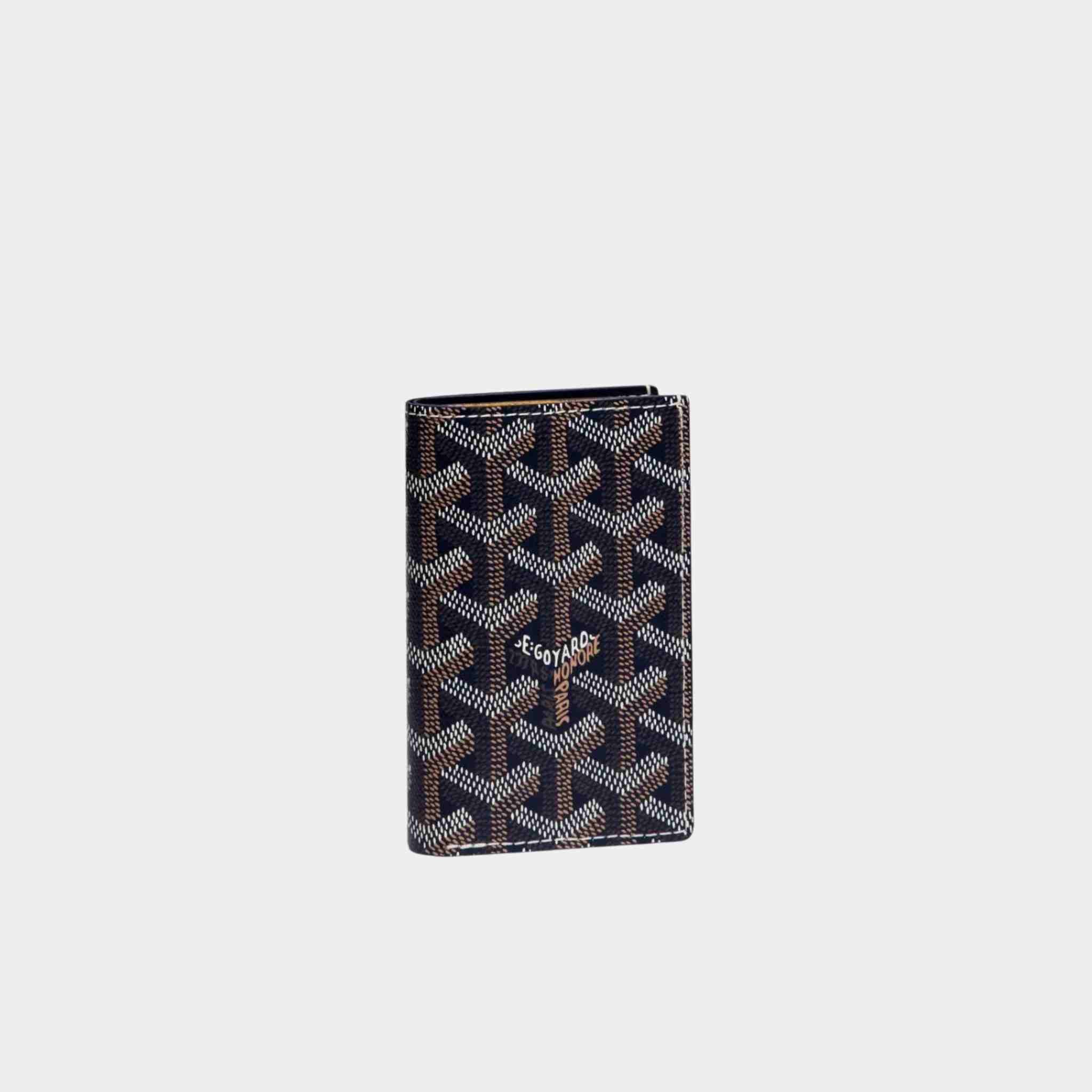 Goyard Saint-Pierre Card Wallet, Navy blue, Front