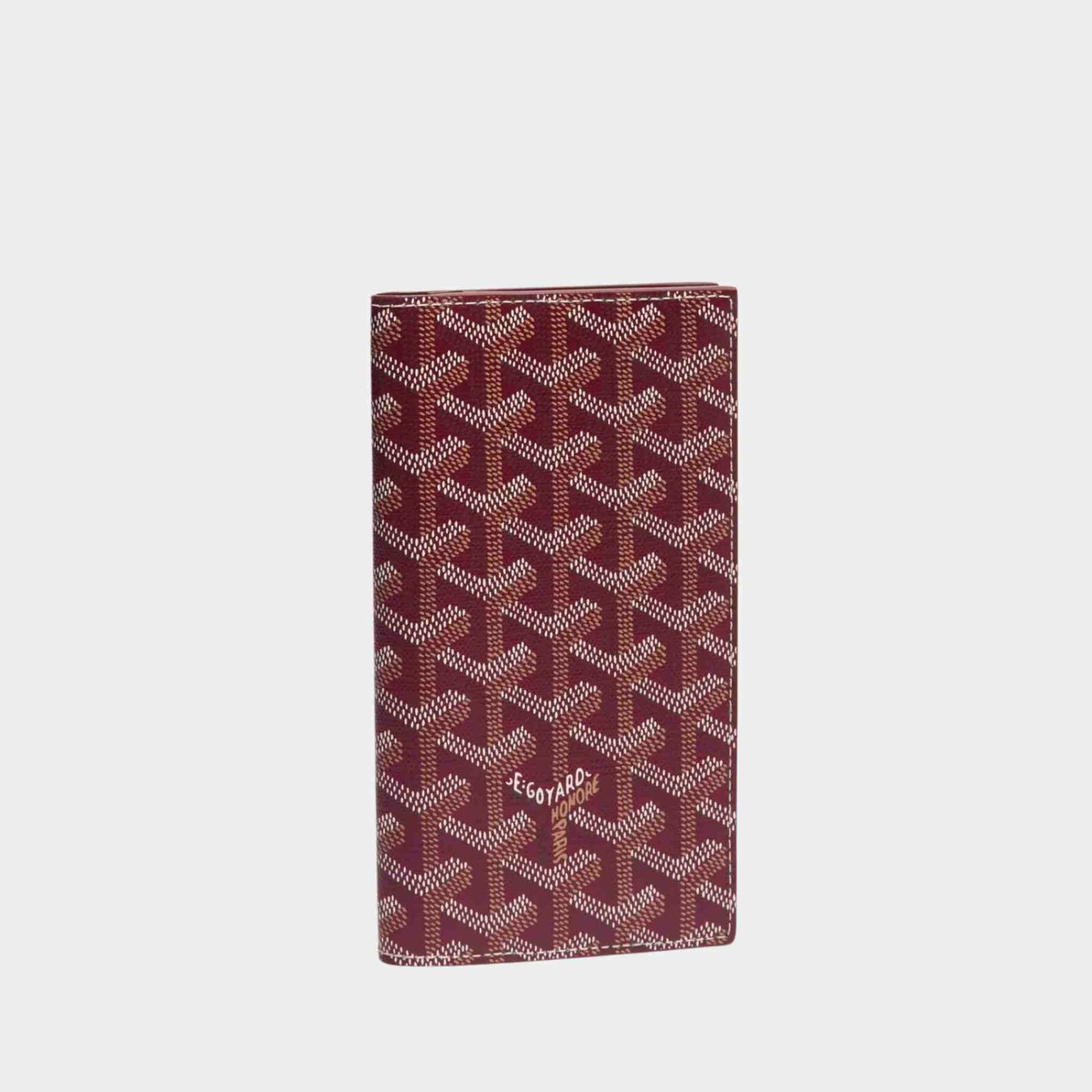 Goyard Saint-Roch Wallet, Burgundy, Front