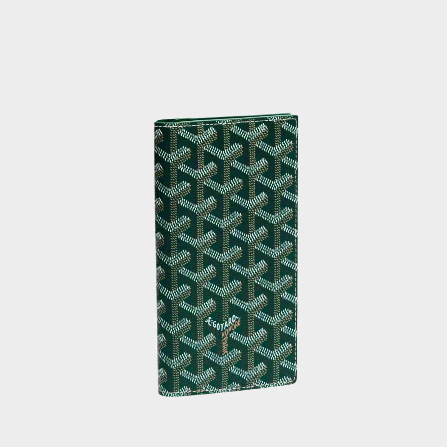 Goyard Saint-Roch Wallet, Green, Front