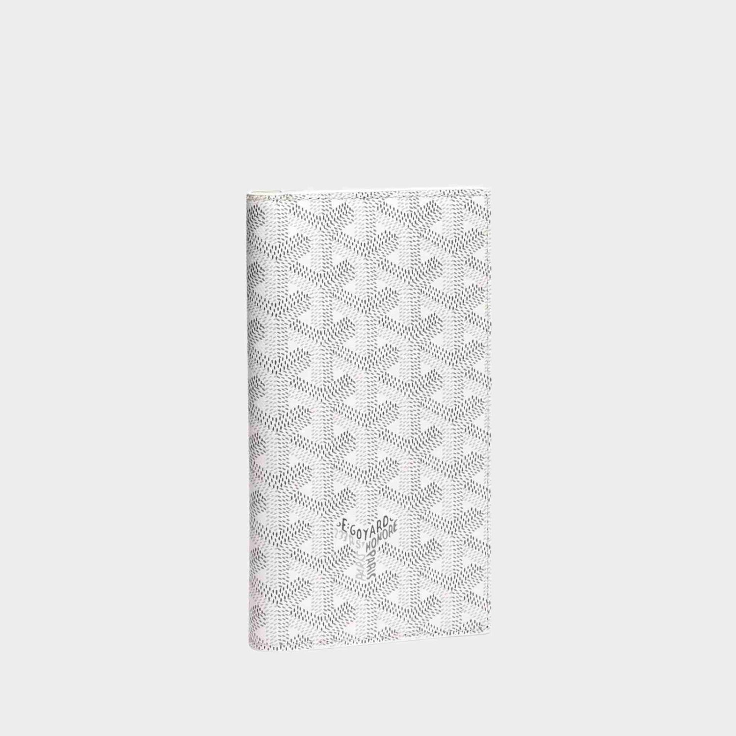 Goyard Saint-Roch Wallet, white, Front