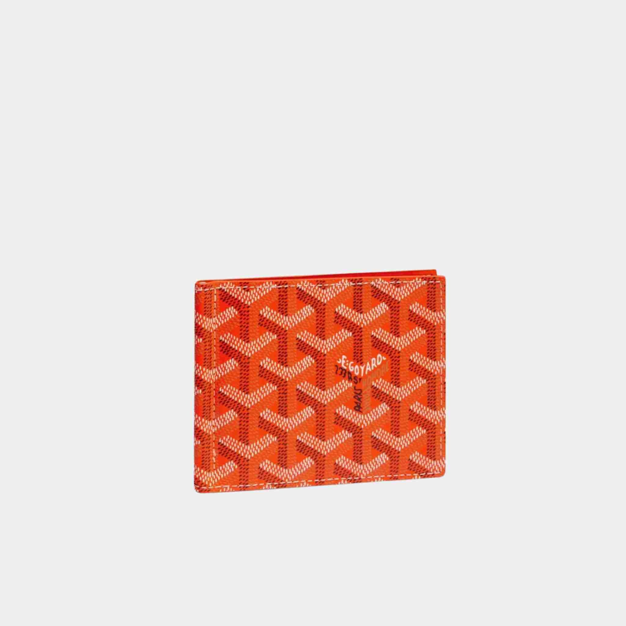 Goyard Saint Thomas Bill Fold Wallet, Orange, Front