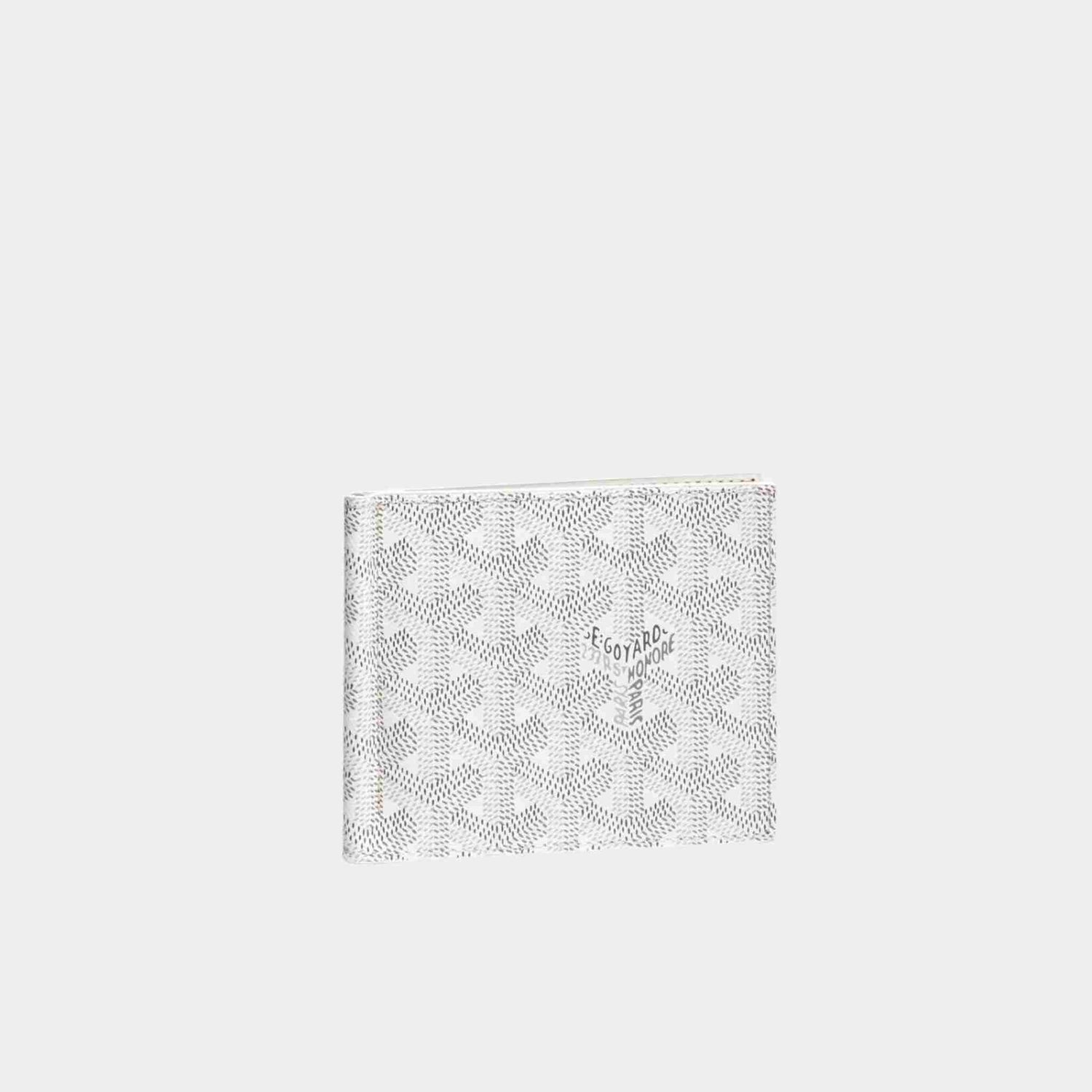 Goyard Saint Thomas Bill Fold Wallet, white, Front