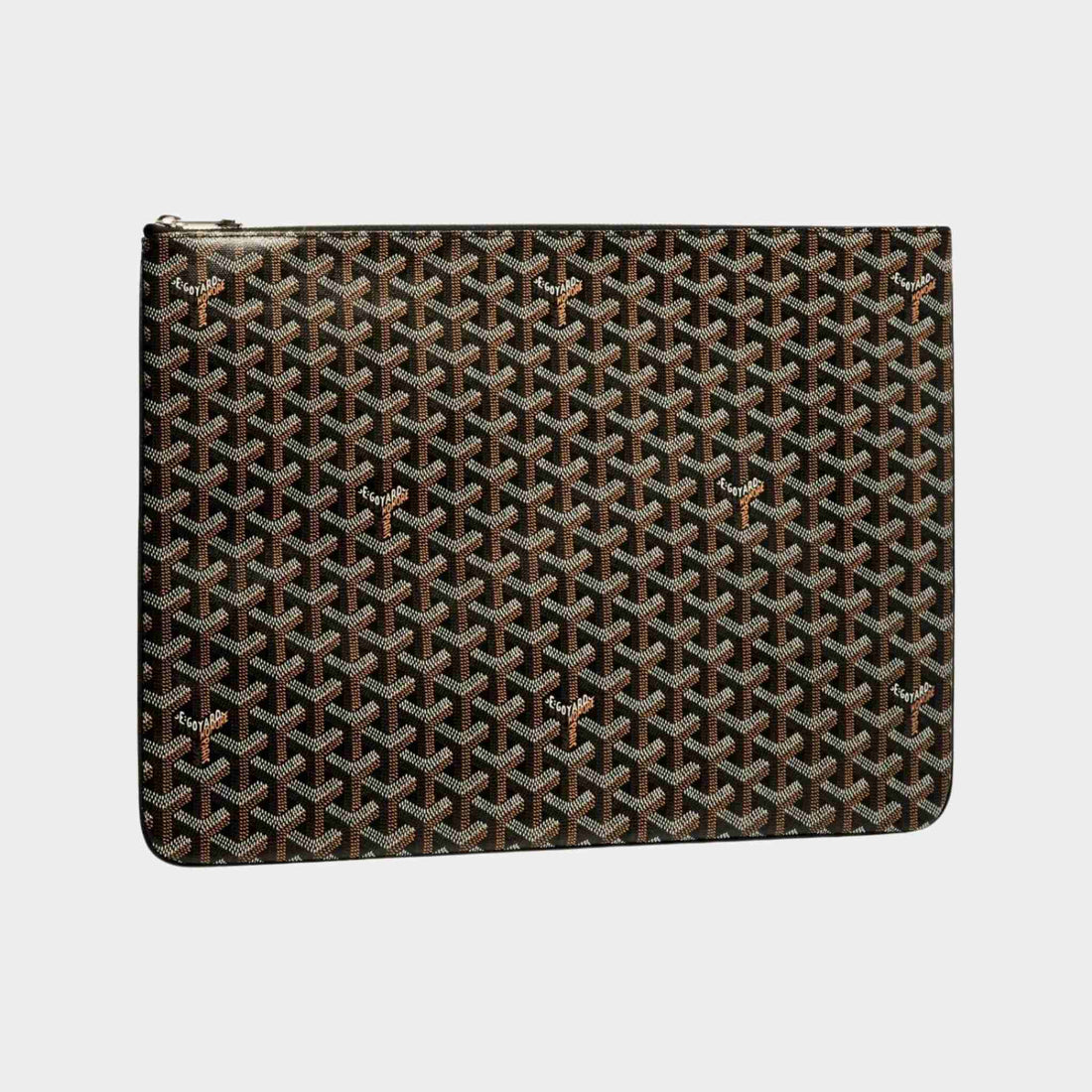 Goyard Senat GM Pouch, Black, Front