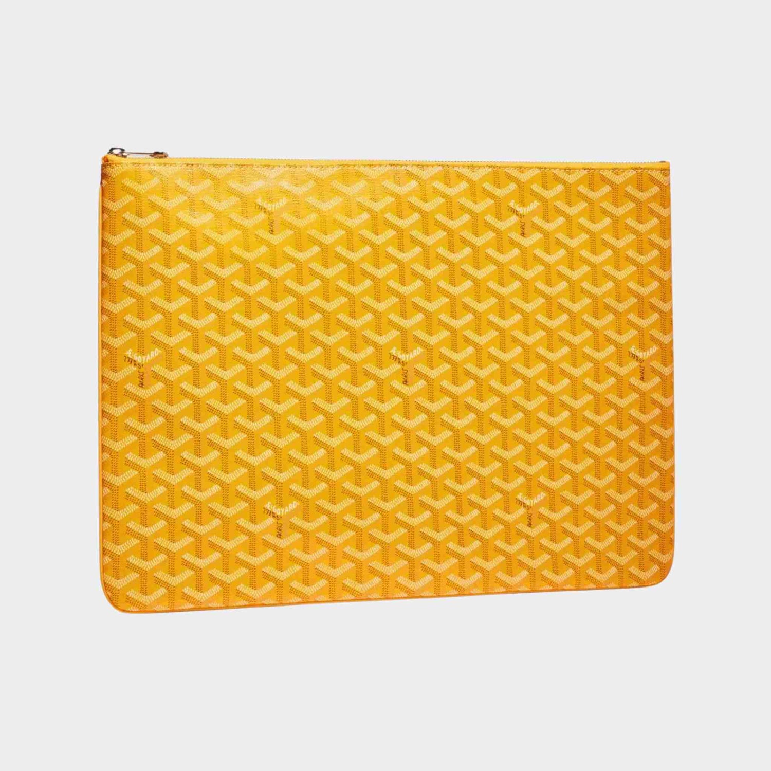 Goyard Senat GM Pouch, Yellow, Front