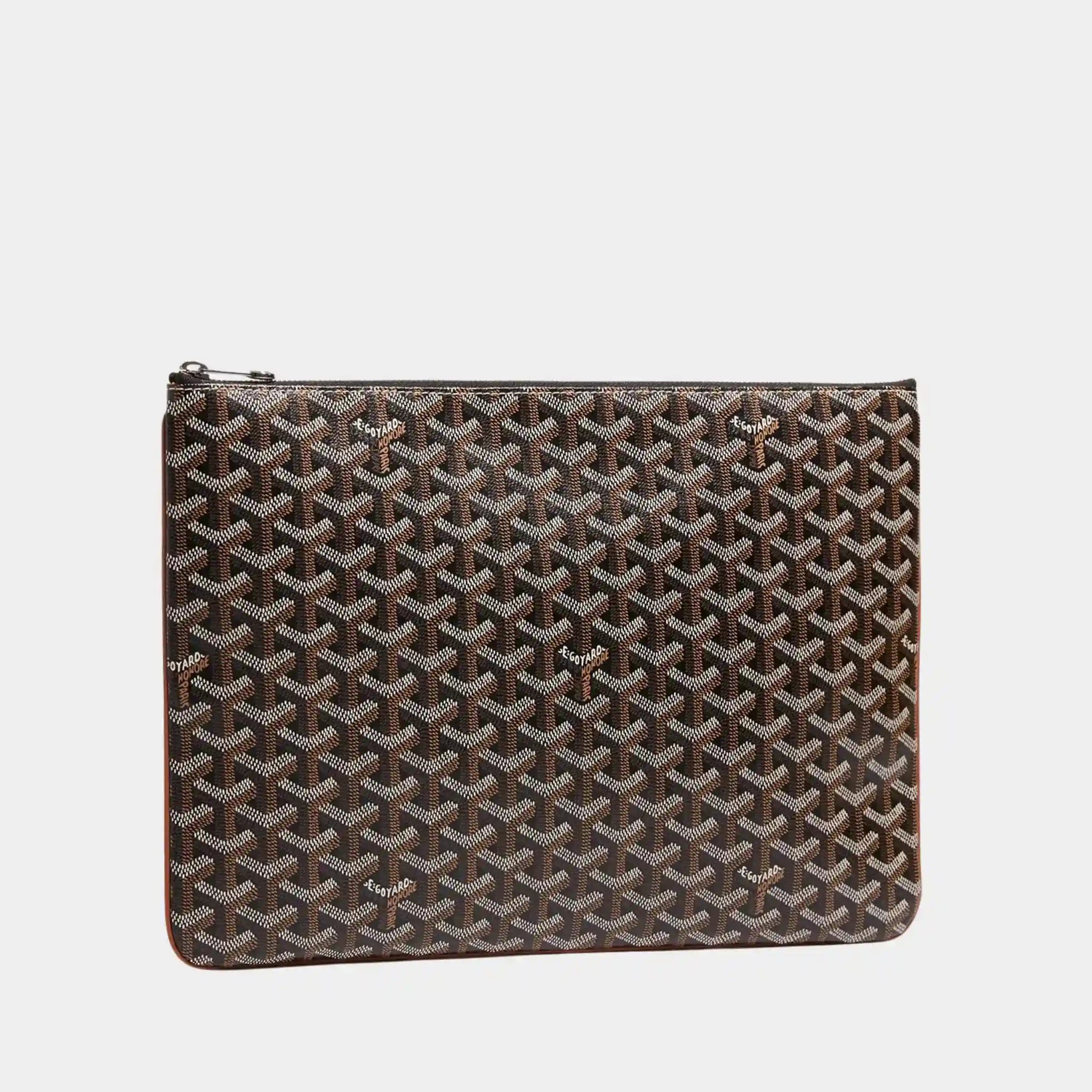 Goyard Senat MGM Pouch , black and tan 