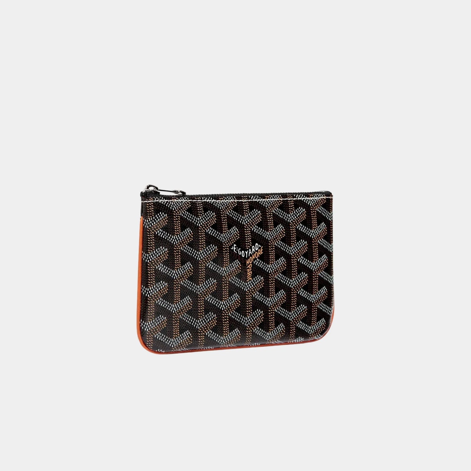 Goyard Senat Mini Pouch Black &amp; Tan