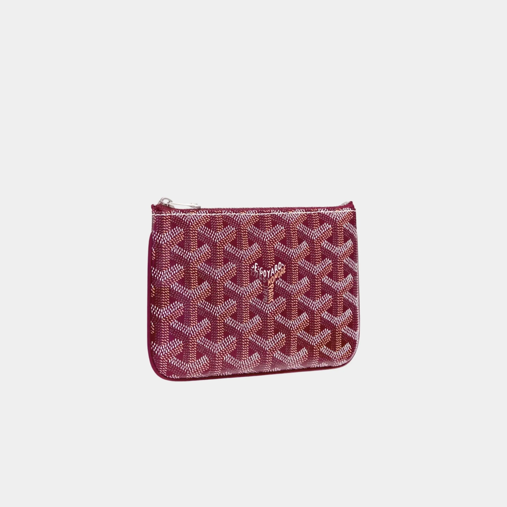 Goyard Senat Mini Pouch Burgundy