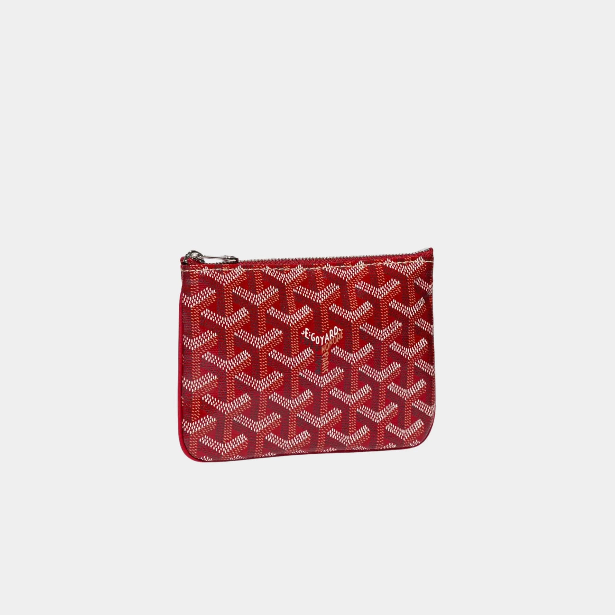 Goyard Senat Mini Pouch Red
