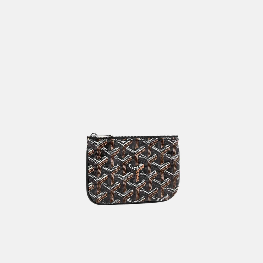 Goyard Senat Nano Key Pouch, Black, Front